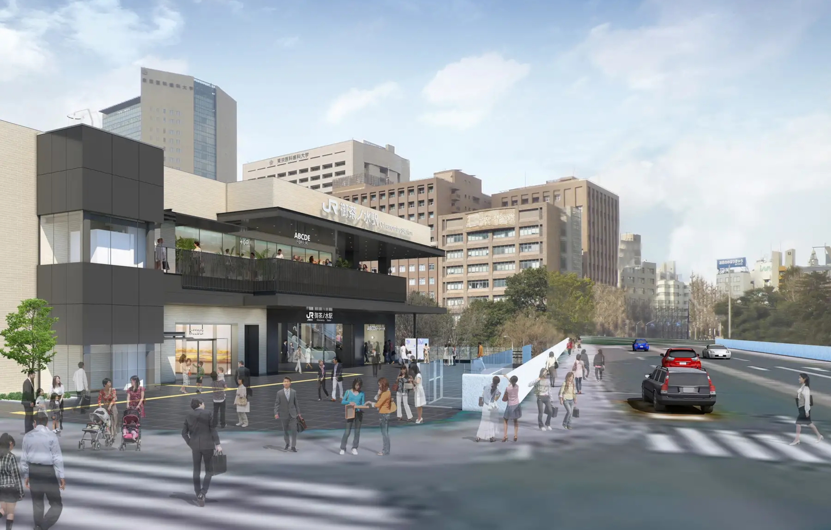 御茶ノ水駅の聖橋口にまずは3店舗がオープン