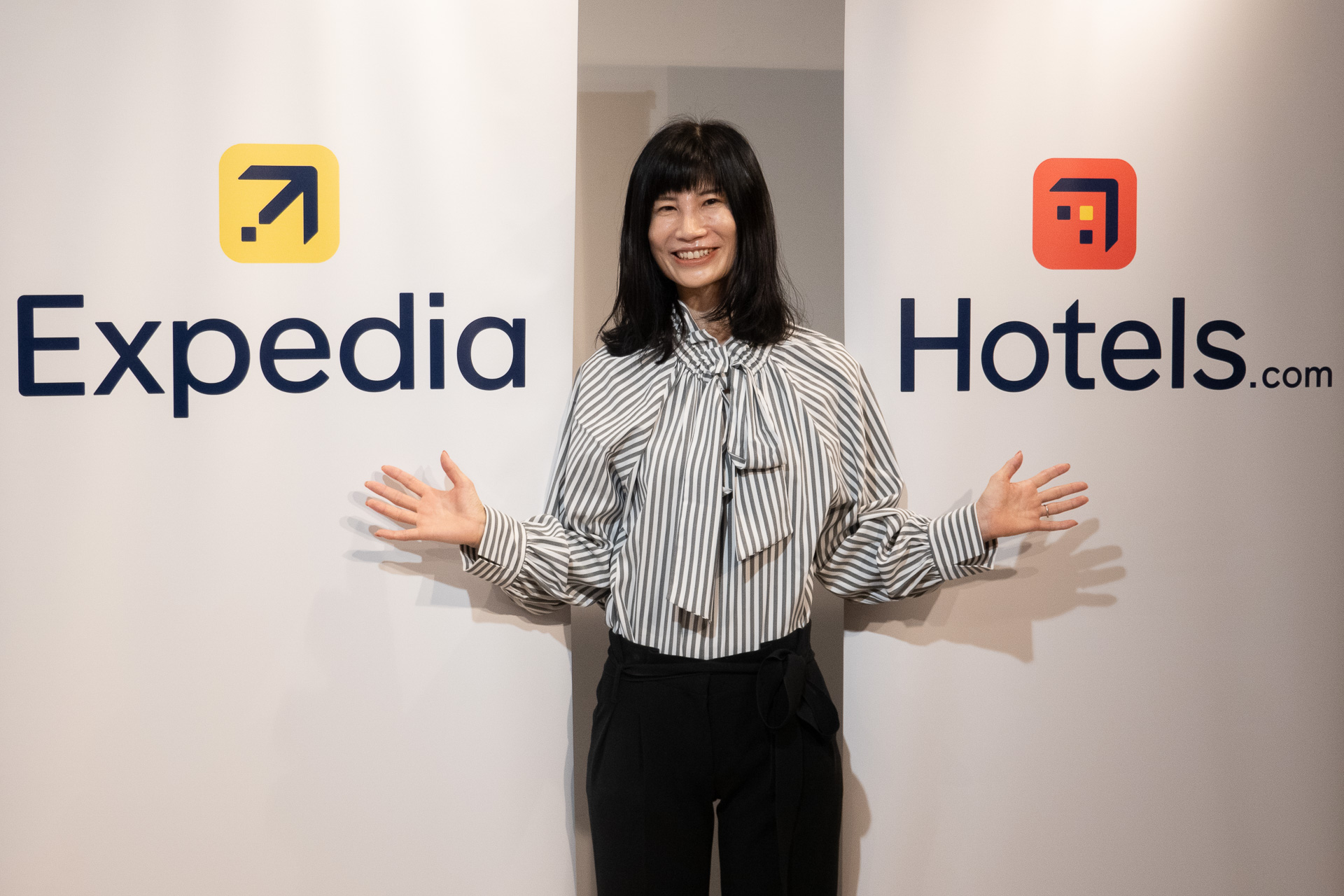 5月にロゴを刷新。エクスペディアとホテルズドットコムがグループであることがより分かりやすくなっている