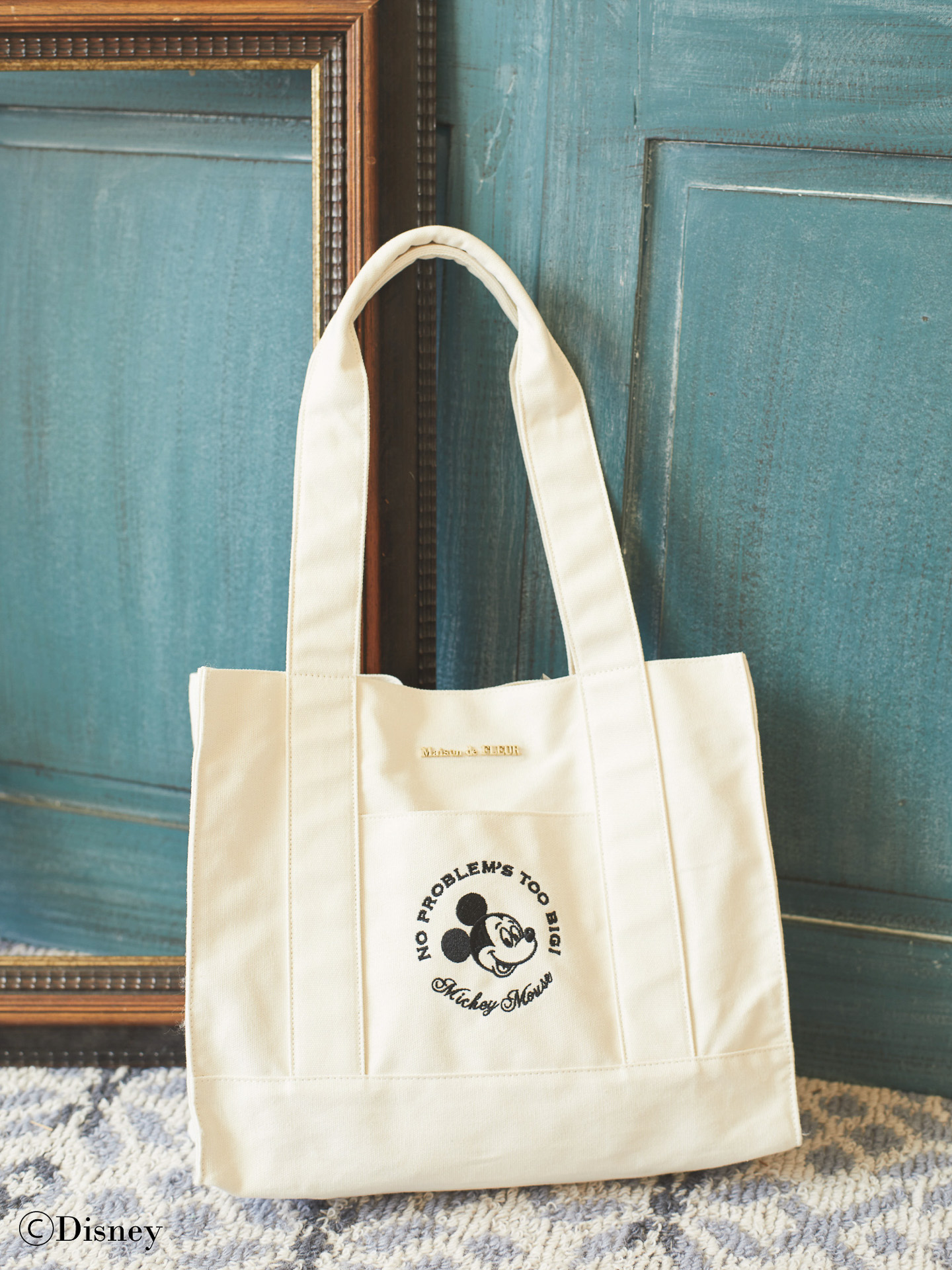 「Mickey Mouse／帆布トートバッグ」（7700円）