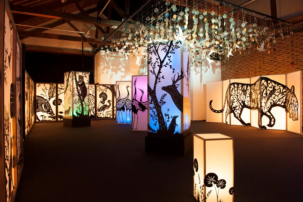 風の広場の装飾