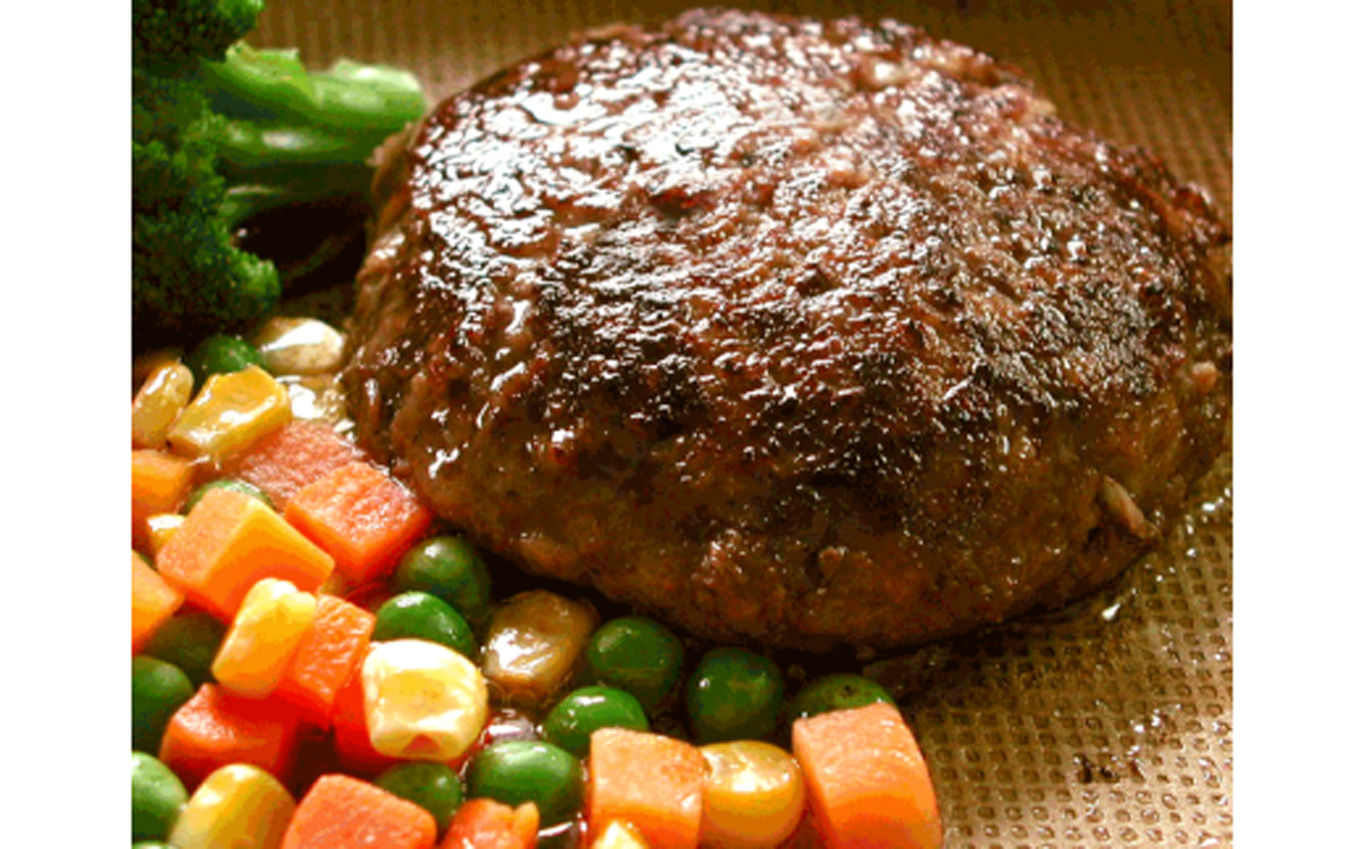 小平町「小平牛手造りハンバーグ」