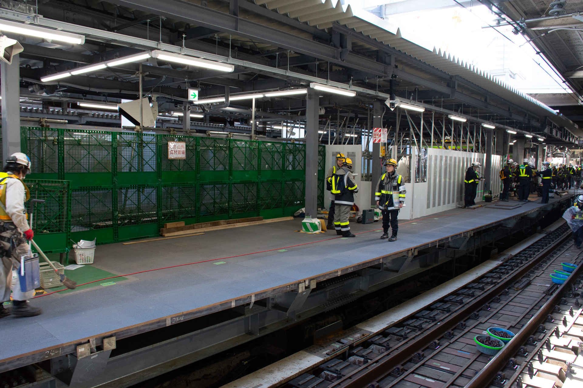 約26m延長したホーム