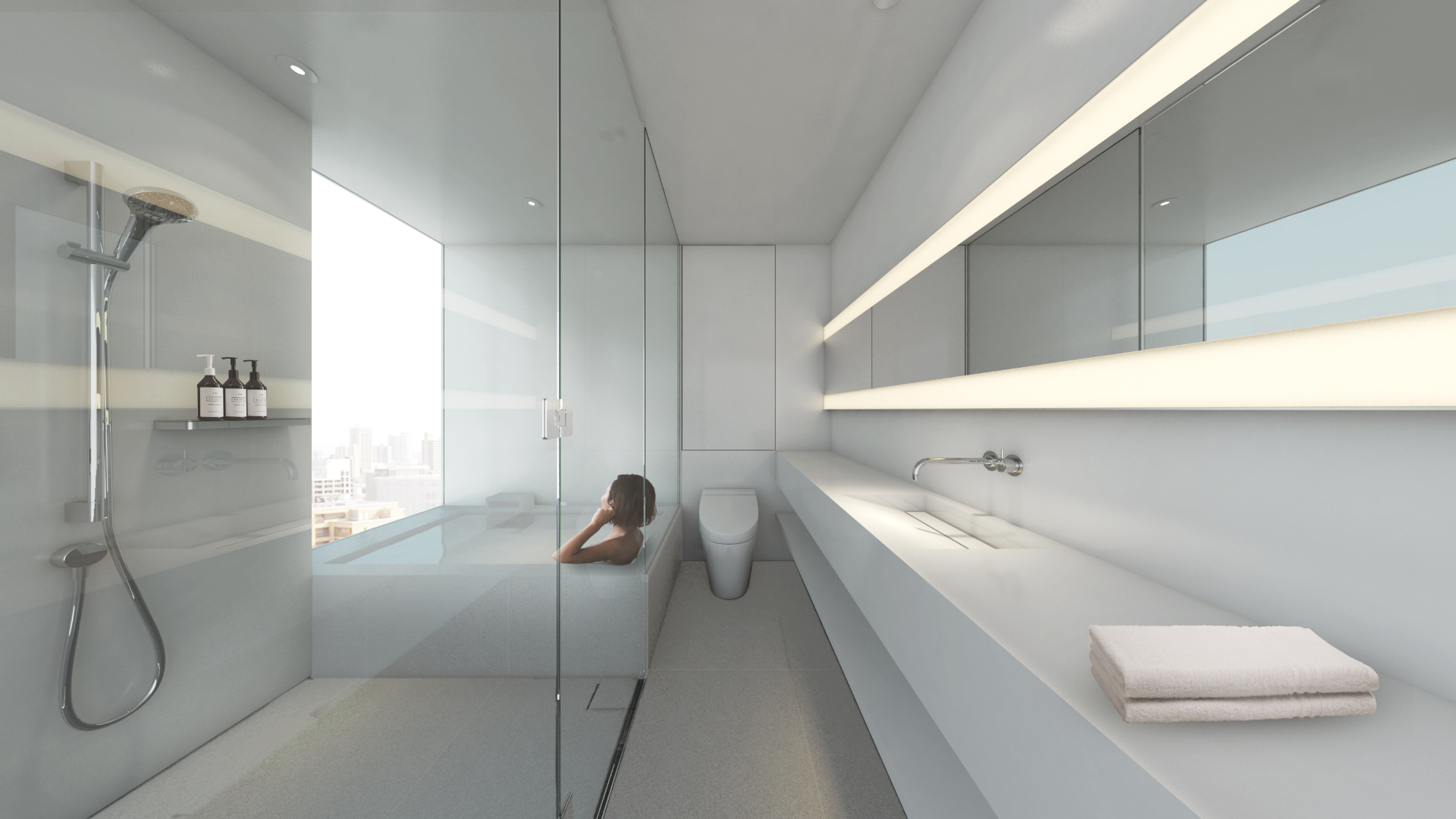 半露天エニータイムバスを全室に用意