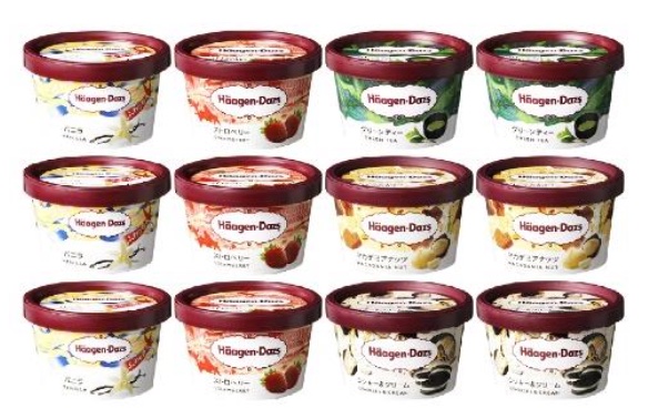 浜中町産牛乳使用ハーゲンダッツ