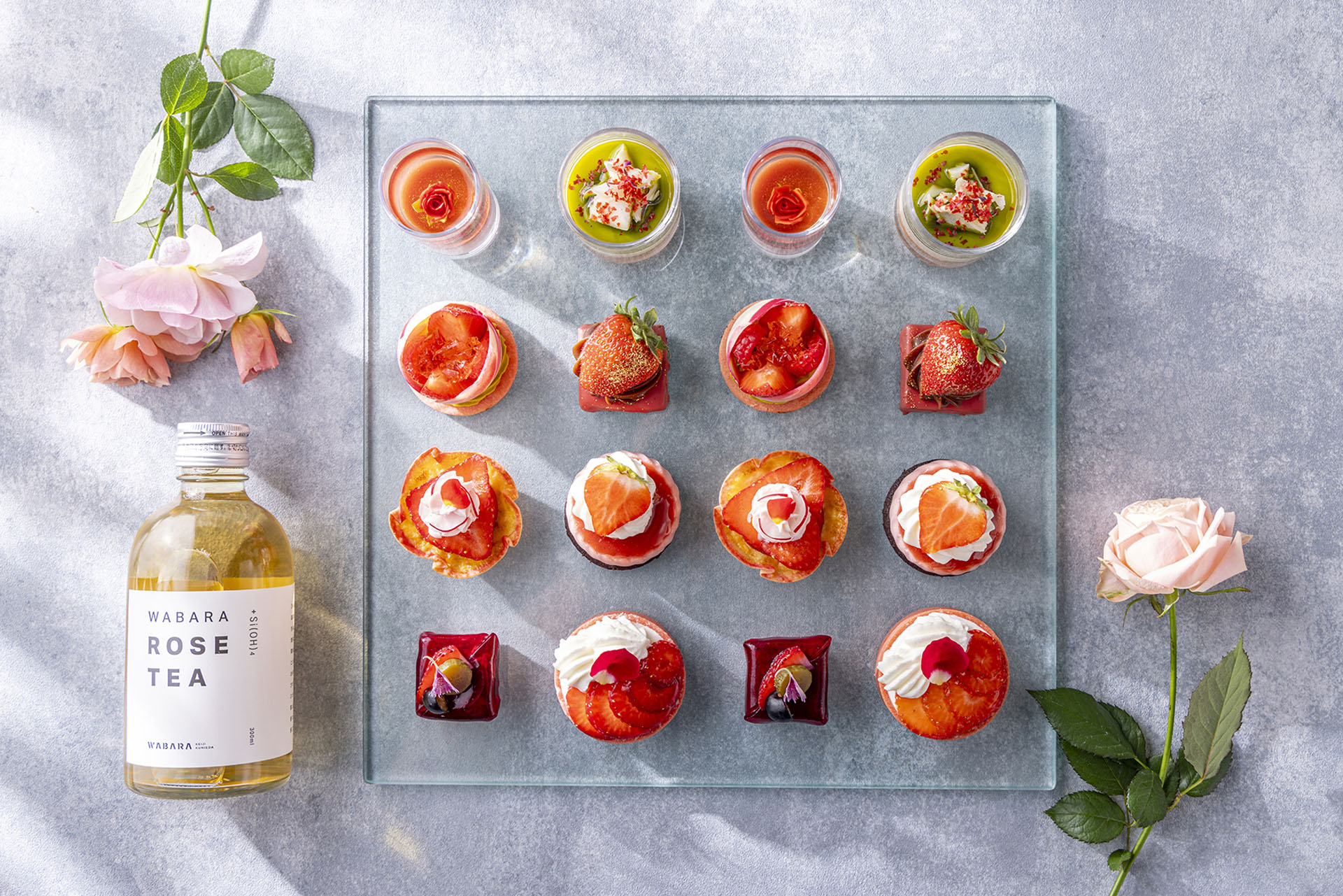 ローズティーつき スタンダードアフタヌーンティー