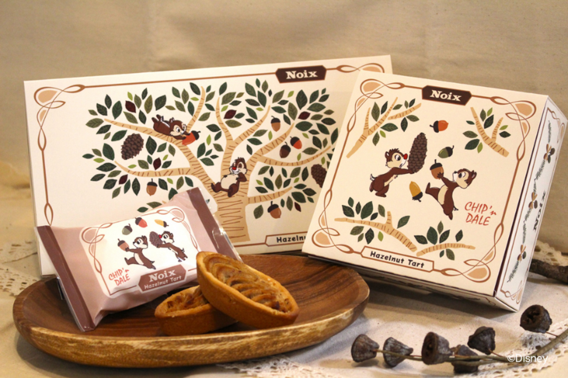 「Noixヘーゼルナッツタルト／Chip 'n Dale」