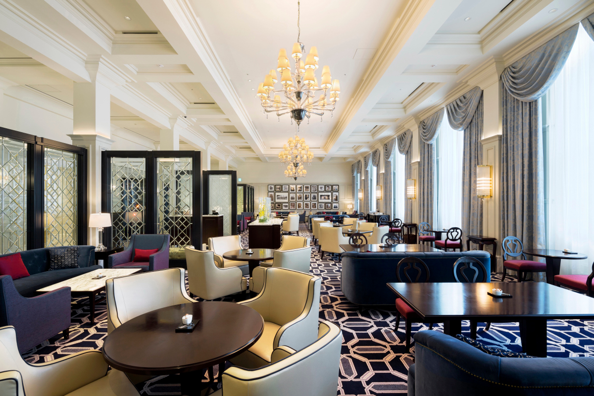 東京ステーションホテルのロビーの様子