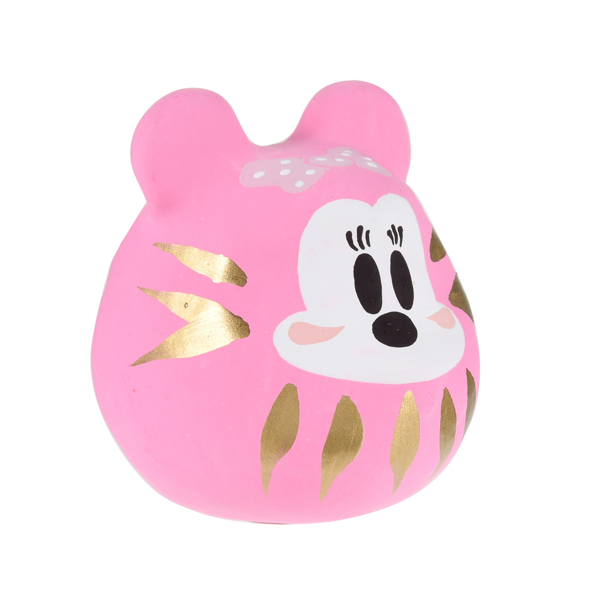 ミニーマウスはピンク色。リボンもちょこん