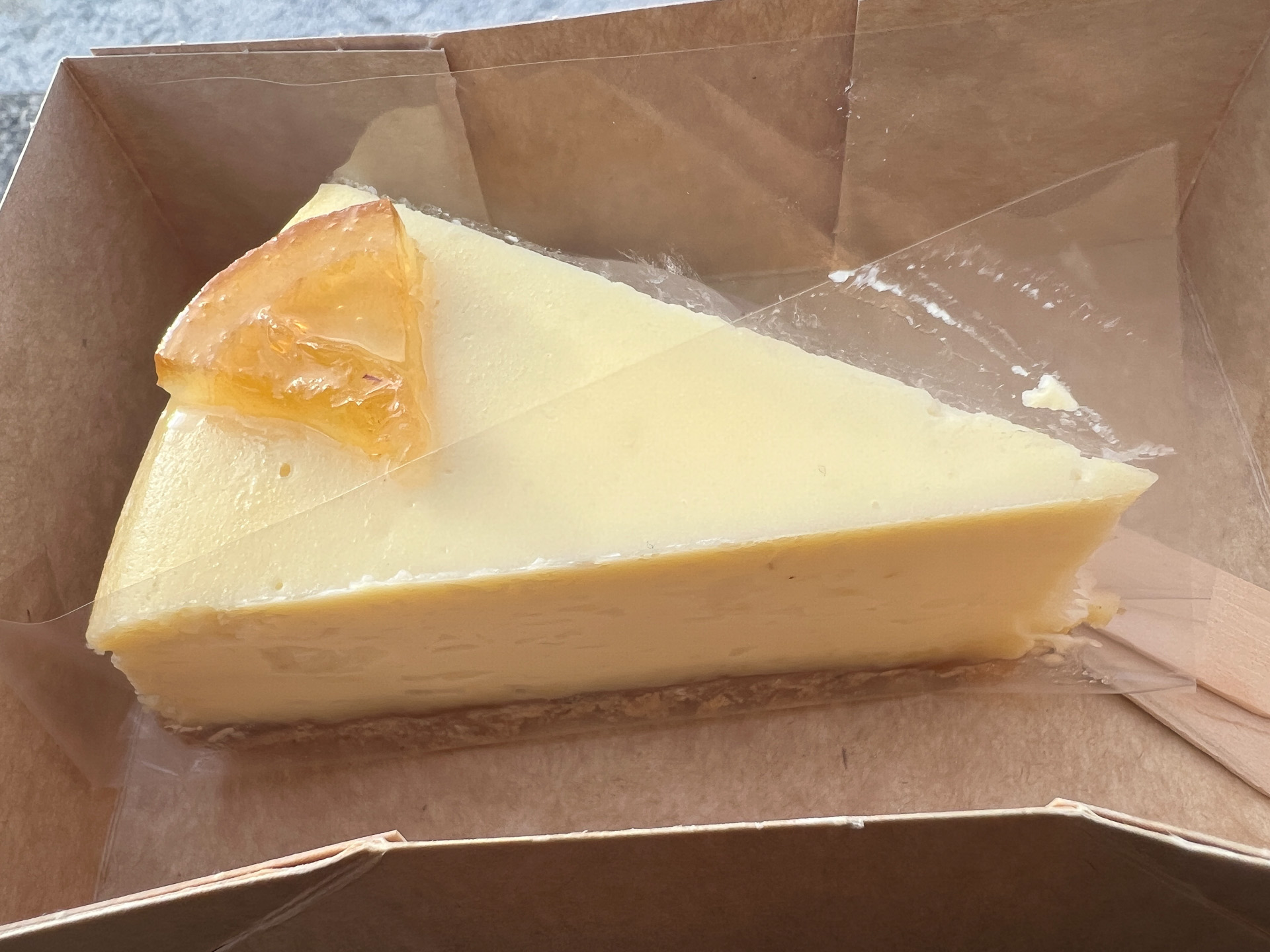 とにかくすべてのクオリティが高かったチーズケーキ