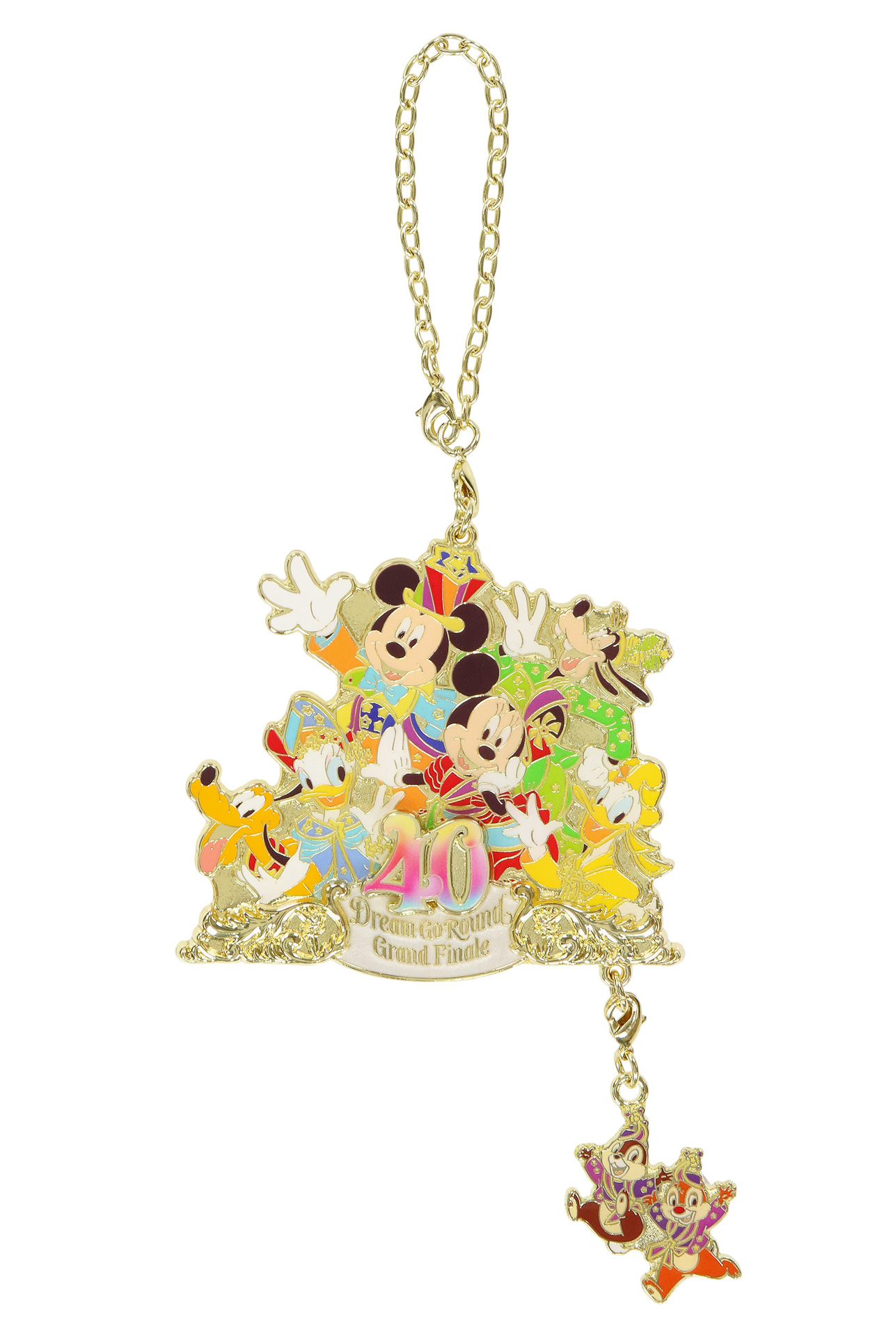 チップとデールのミニチャーム付きです