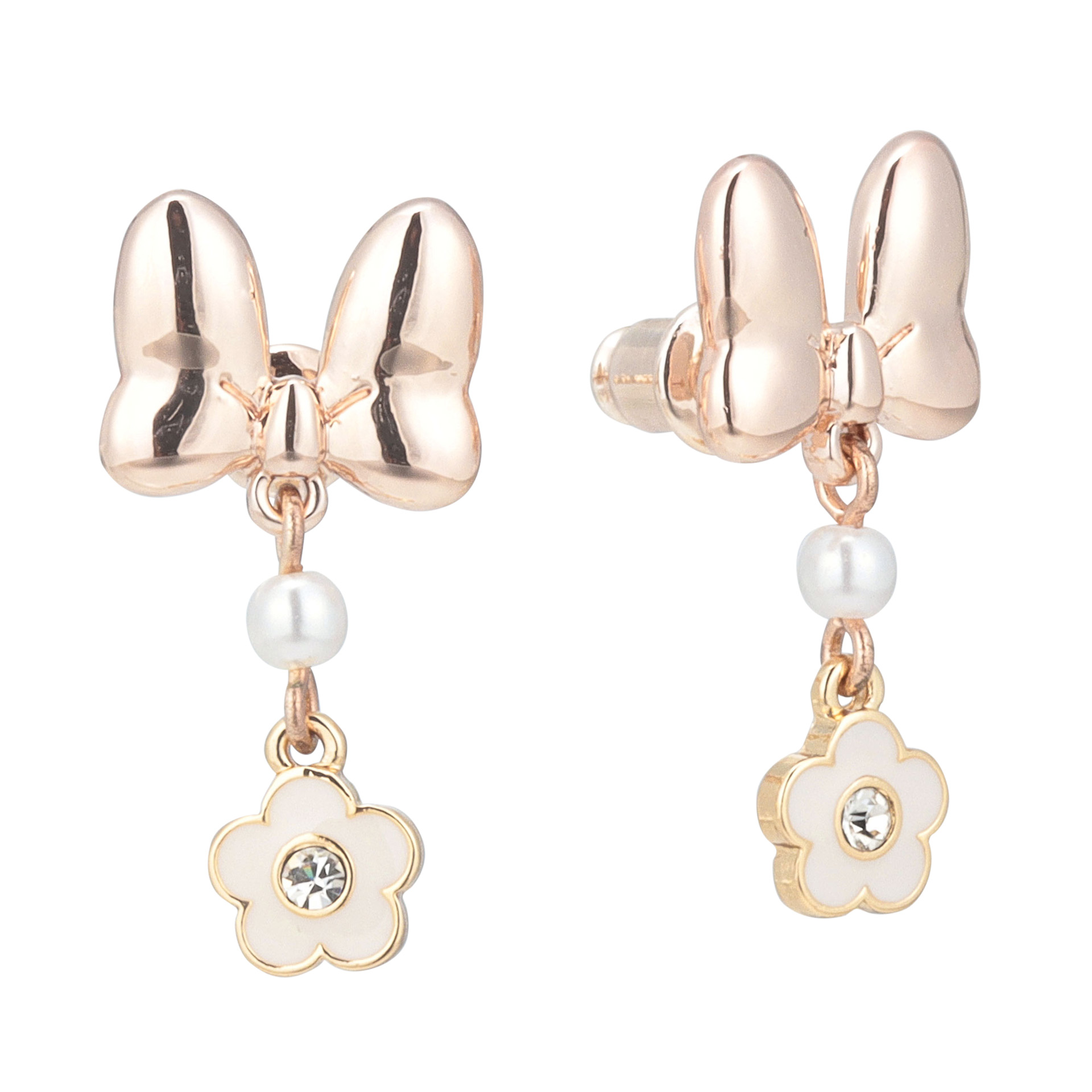 「ディズニーデザイン ピアス（ピンクゴールド）」（3300円）