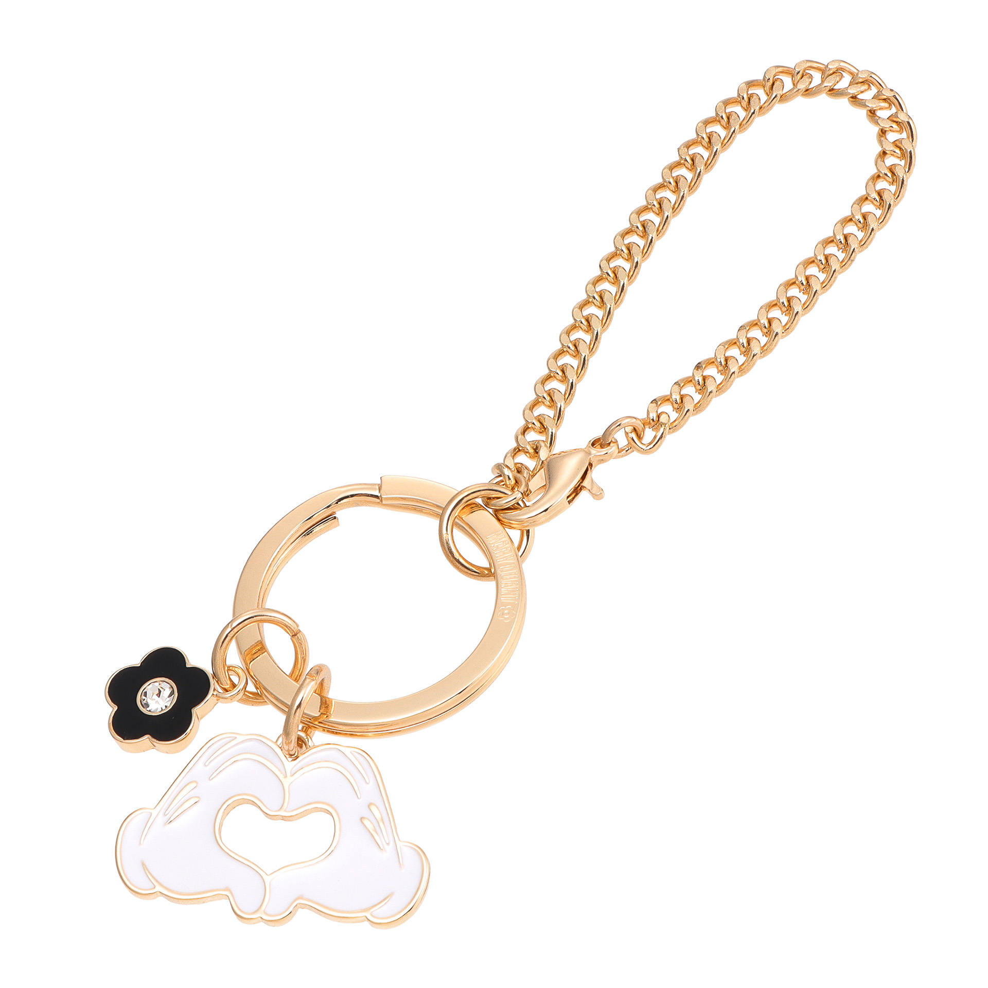 「ハートハンドサイン バッグチャーム」（3740円）