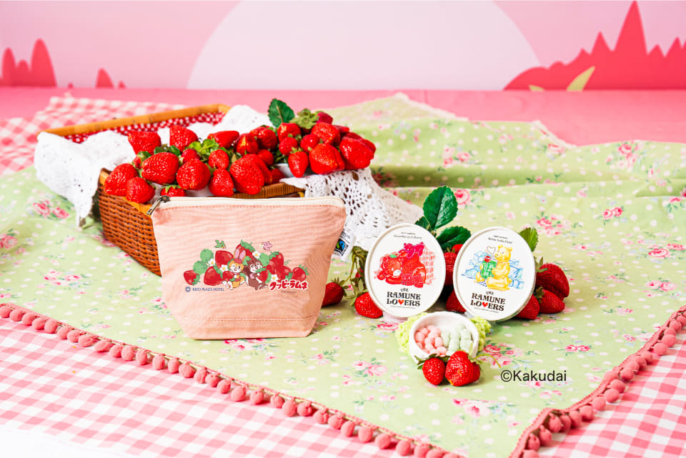 京王プラザホテルのいちごビュッフェ、2024年はクッピーラムネとコラボ