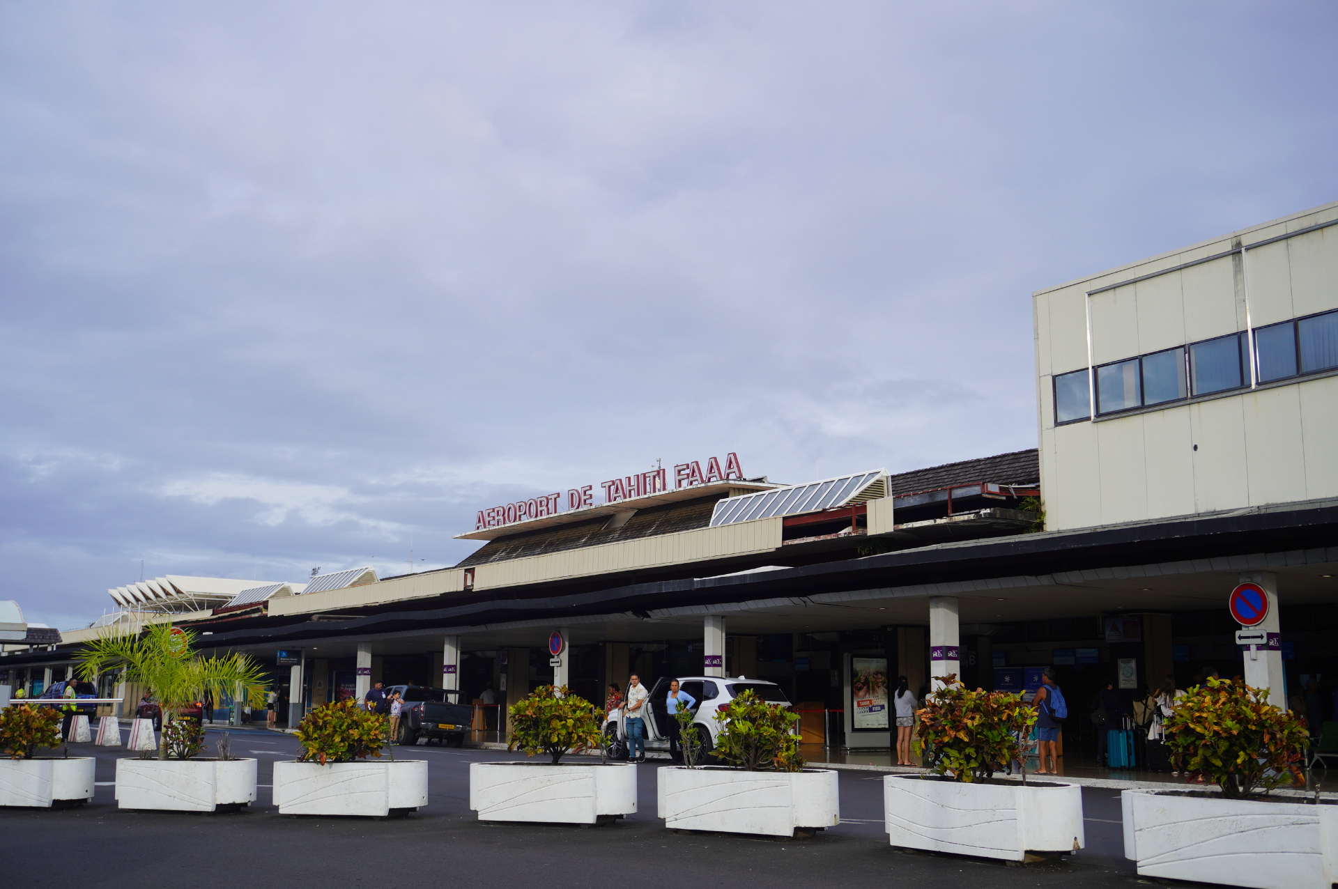 タヒチの首都ペパーテにあるファアア国際空港