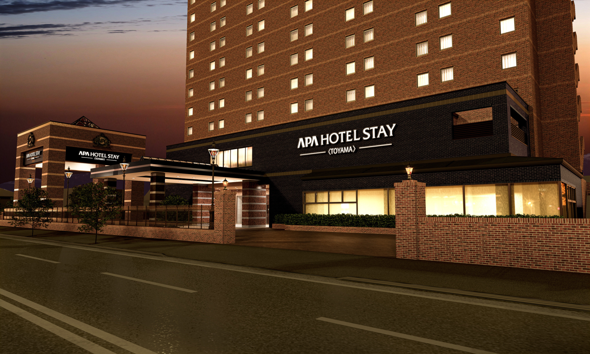 アパホテルステイ〈富山〉外観イメージ