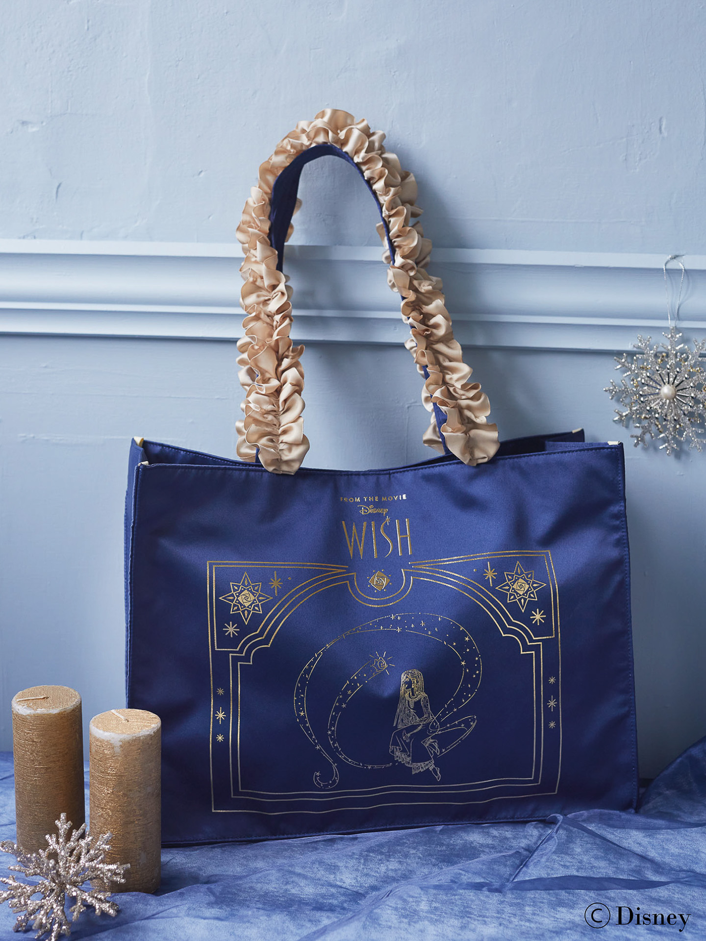 「WISH／フリルハンドルスクエアトートバッグ」（7300円）