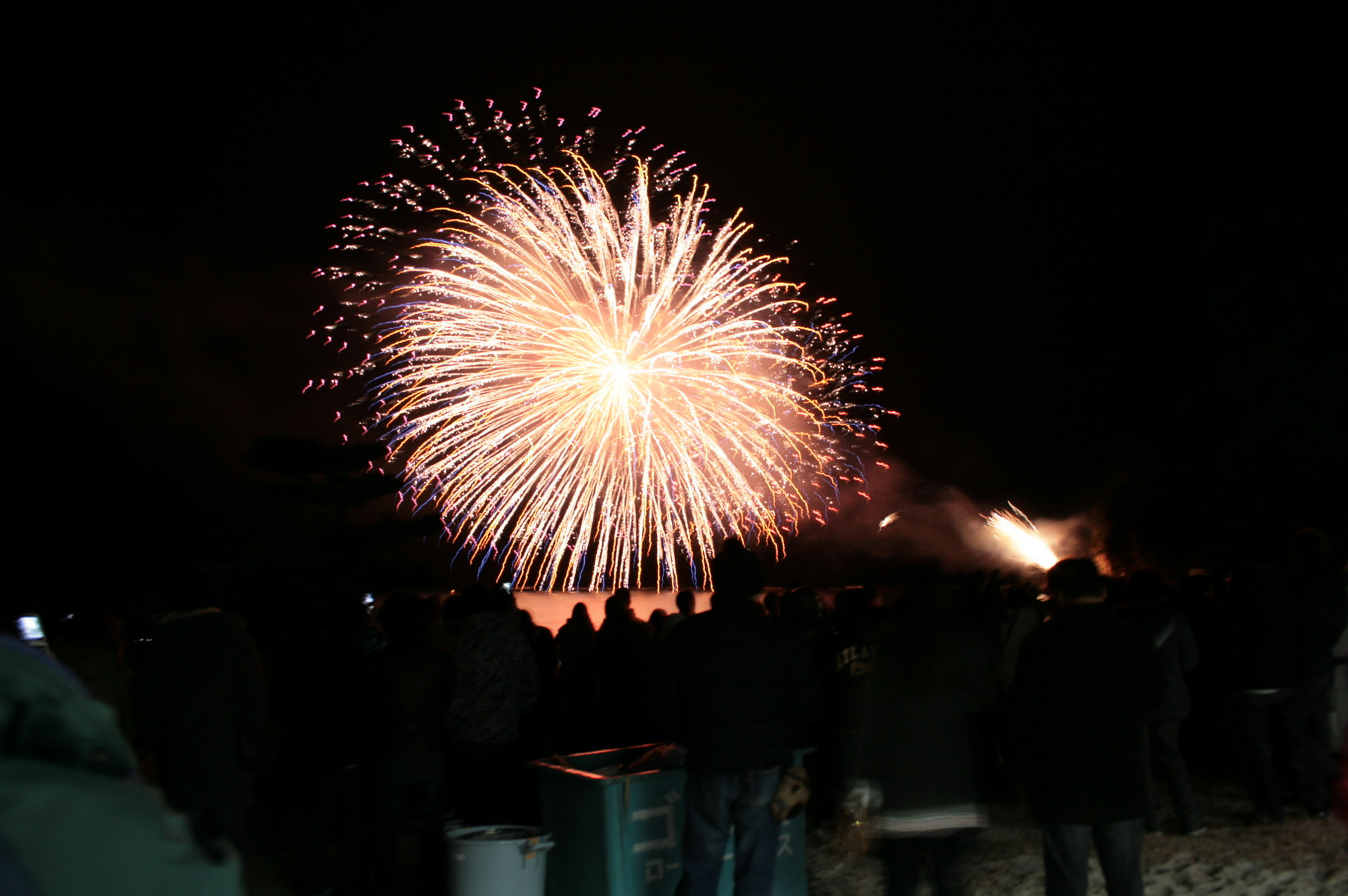 年末カウントダウン花火（今年度は写真同様のイルミネーションではなくライトパレードのみ）