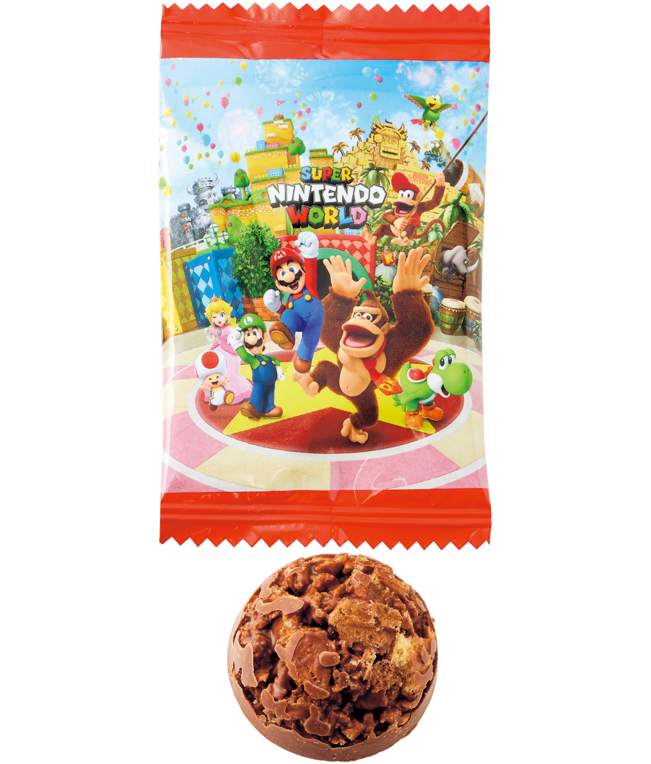 1つずつ個包装された「チョコクランチ」。新デザインのパッケージで、お土産として配るのにも◎