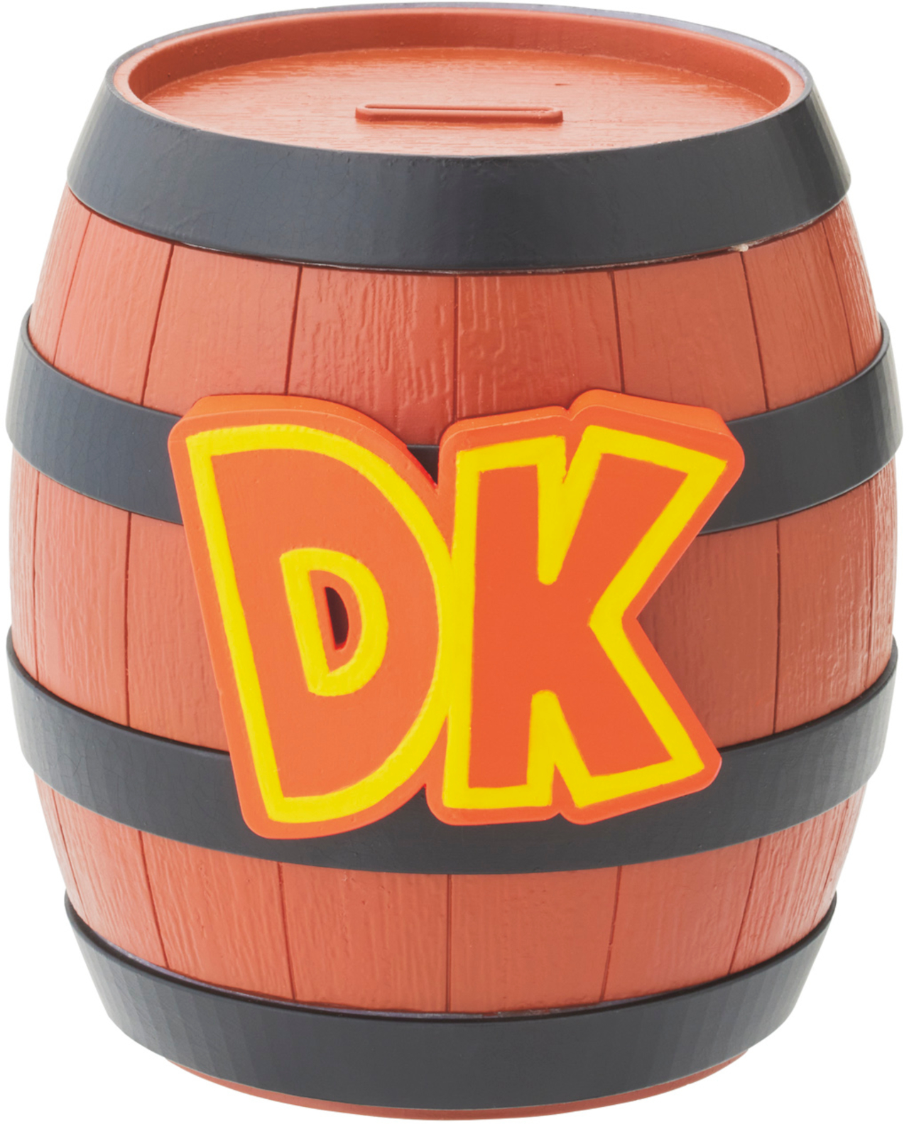 「アソートスナック」の中身はパスタスナック（ソルト）とライスクラッカー（さとうじょうゆ）の2種入り。樽の容器は貯金箱として使える