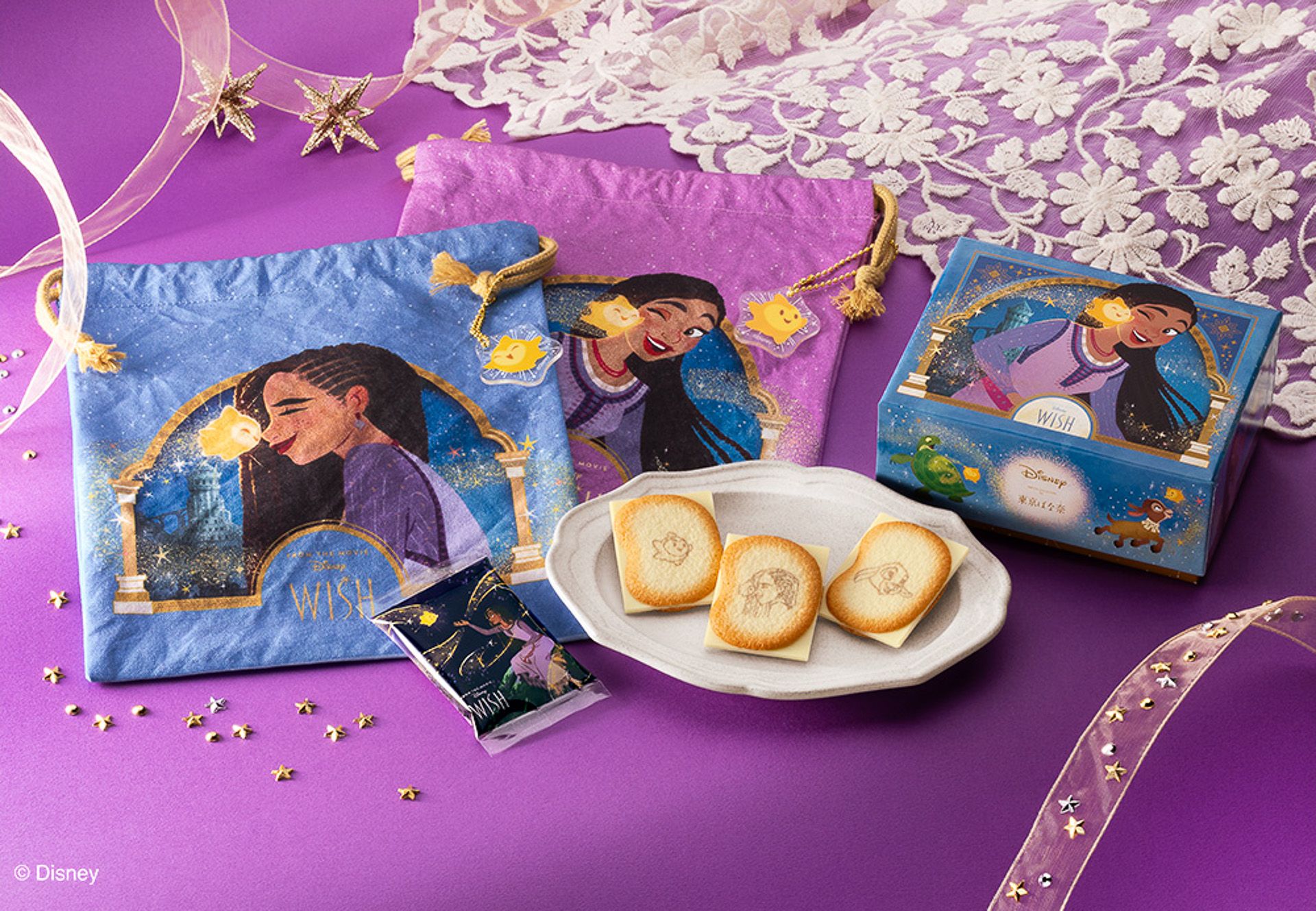 Disney SWEETS COLLECTION by 東京ばな奈から「ディズニー映画『ウィッシュ』／ショコラサンド『見ぃつけたっ』」が発売