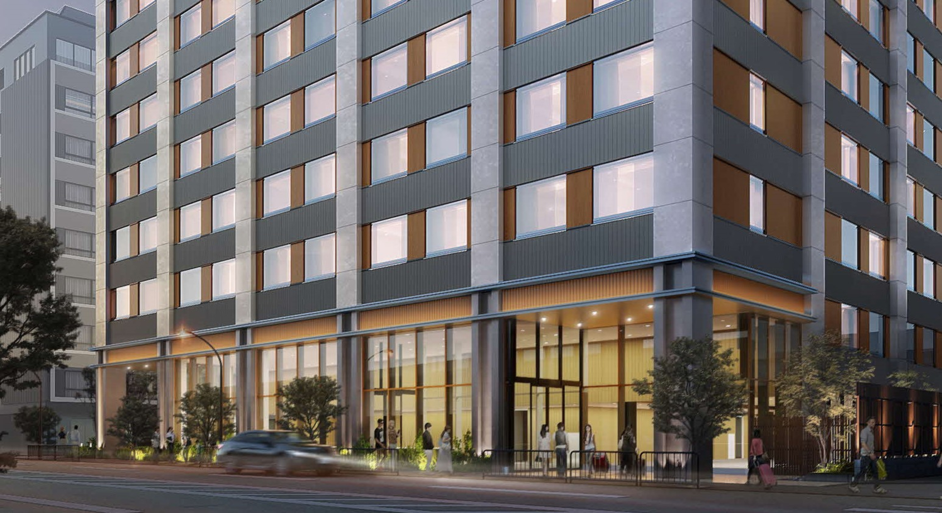 ホテルエントランス付近