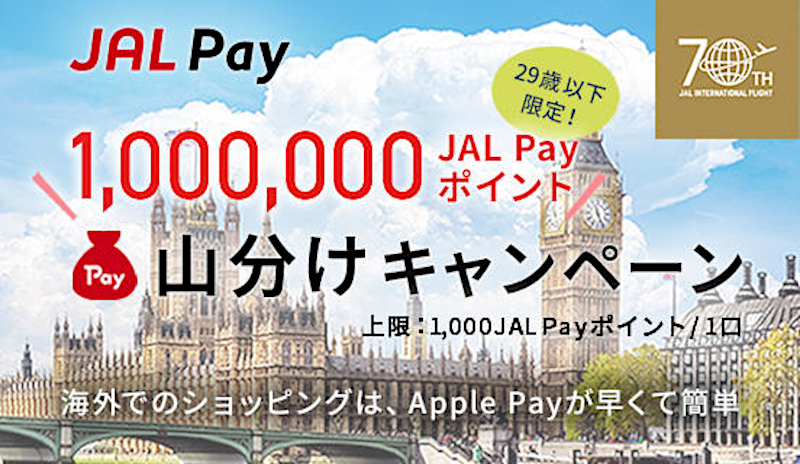 100万JAL Payポイント山分けキャンペーン