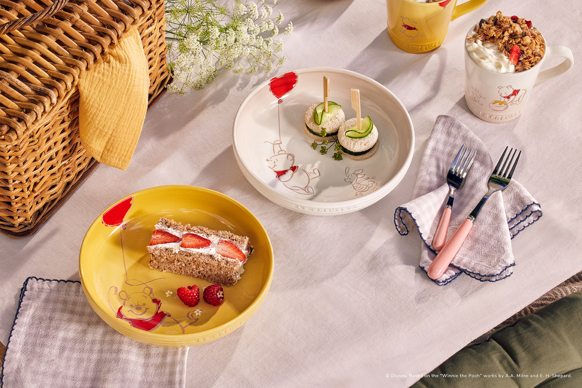 「くまのプーさん／レジェ・ラウンド・ディッシュ」（4180円）