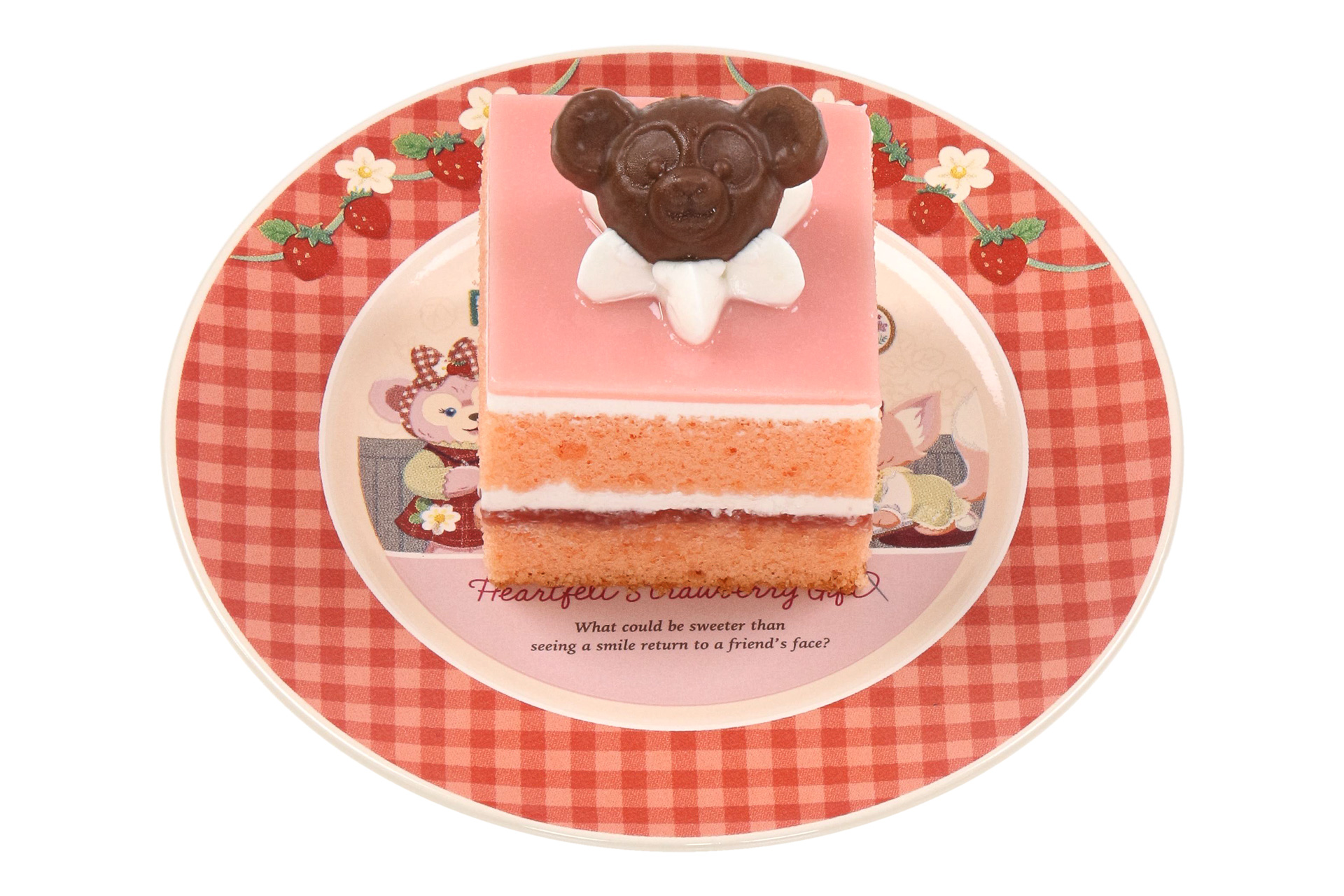 ケーキをのせるともっとかわいく