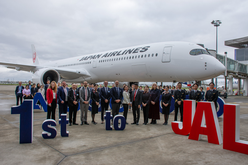 JAL新フラッグシップのA350-1000、仏トゥルーズから羽田へ向け