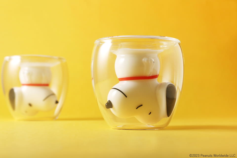 手作りリラックマ ダブルウォールグラス 手作りリラックマダブルウォールグラスめつむり 【公式通販】