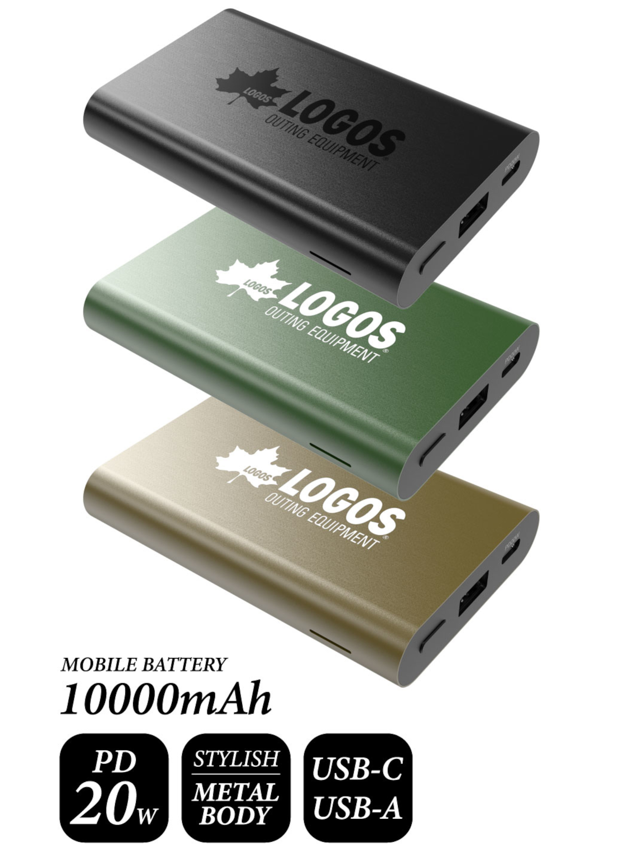 リユース可能なブリキ缶ケース入りで、USB-C・USB-Aの2ポート