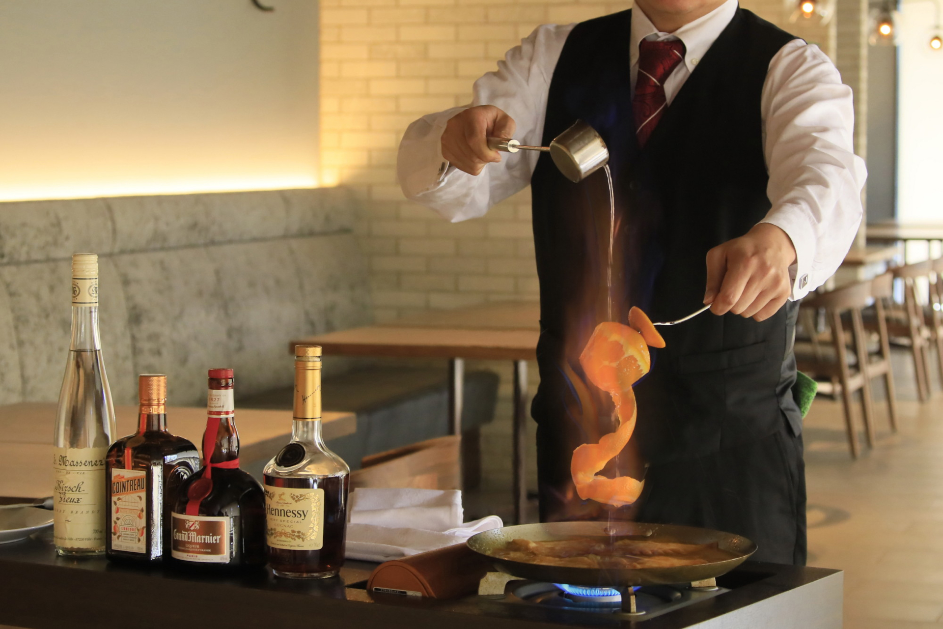 クレープシュゼットのパフォーマンス