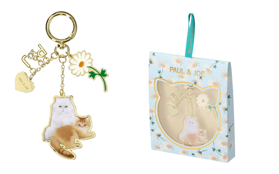 PAUL & JOE 限定猫型ケースセット ポール ＆ ジョー ボーテ20周年限定“猫リップ＆猫ケース”、カラフルな