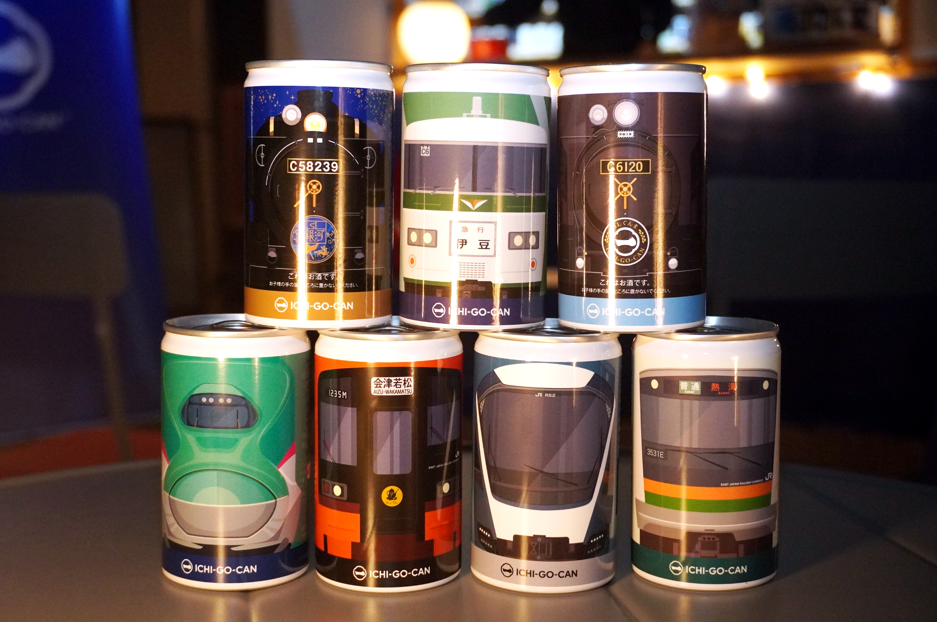 JR東日本グループ×ICHI-GO-CAN（一合缶）×酒蔵コラボ商品。鉄道IPデザインの一合缶を展開し、地方創生に取り組む
