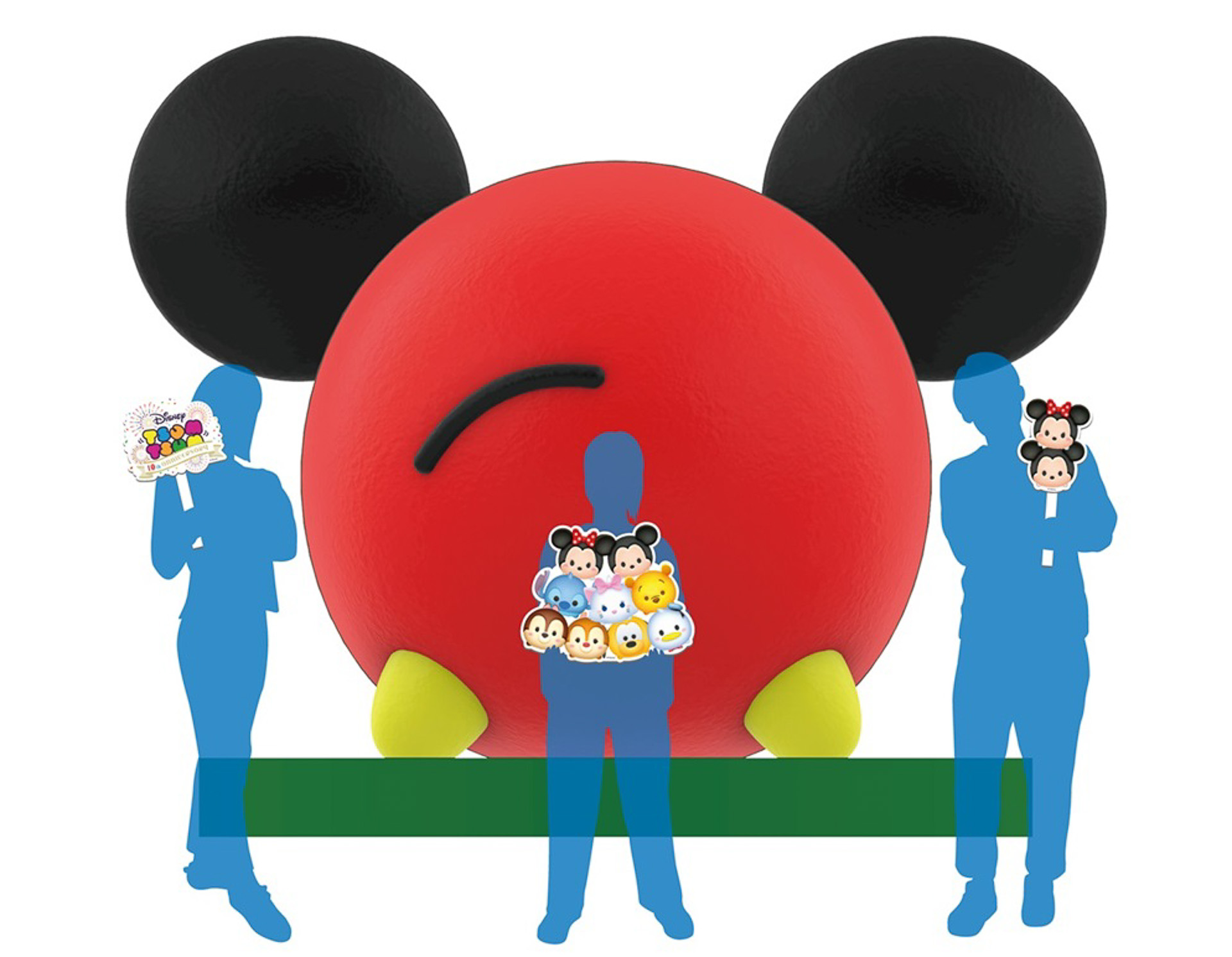 お尻側はフォトスポットとして楽しめる