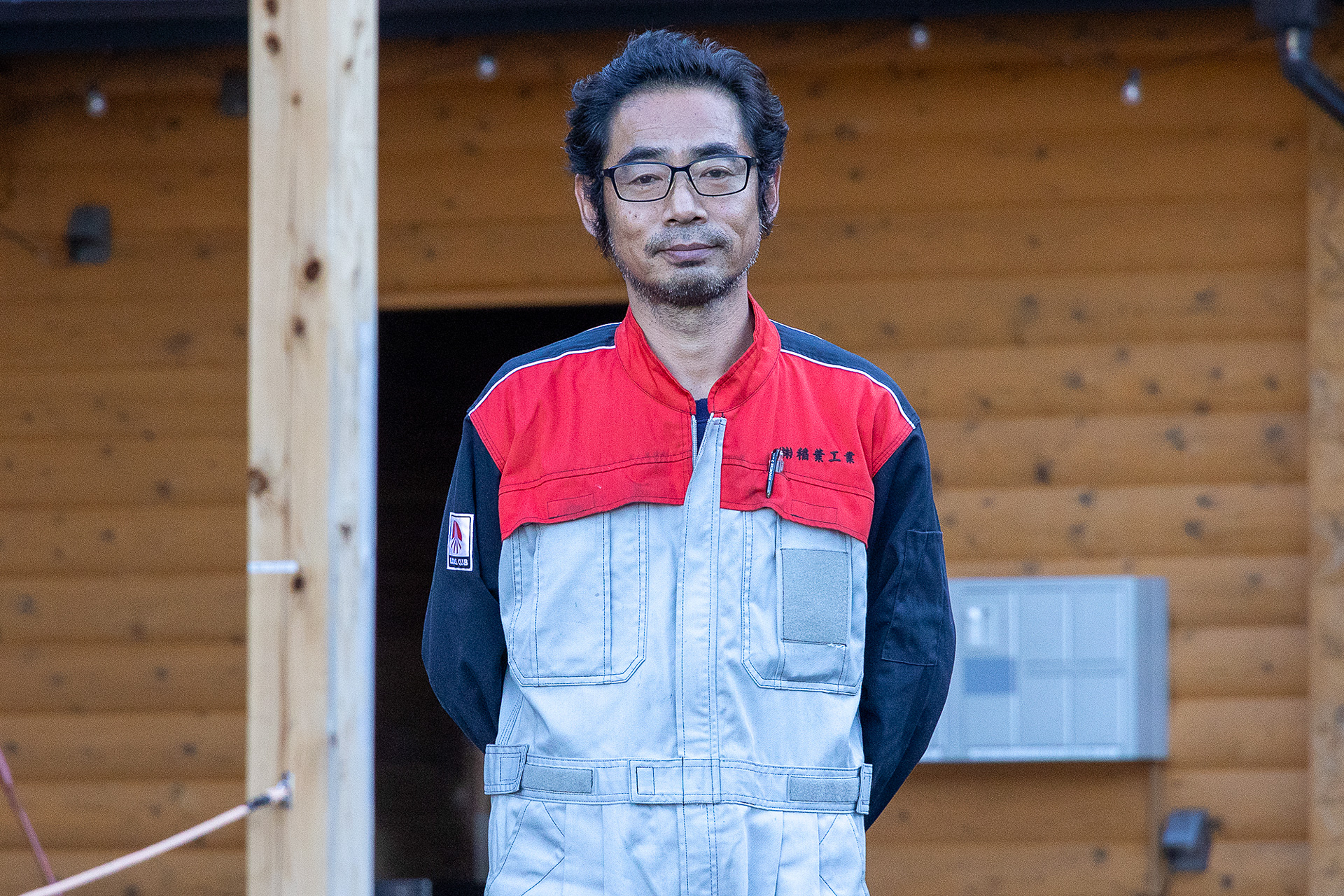 RVパーク CampingCar Trip L代表の稲葉 剛氏。家業は地元で3代続く自動販売・整備業。クルマ旅をきっかけに南部町に人が訪れることで地域に活気が出れば、という気持ちからRVパークを作った