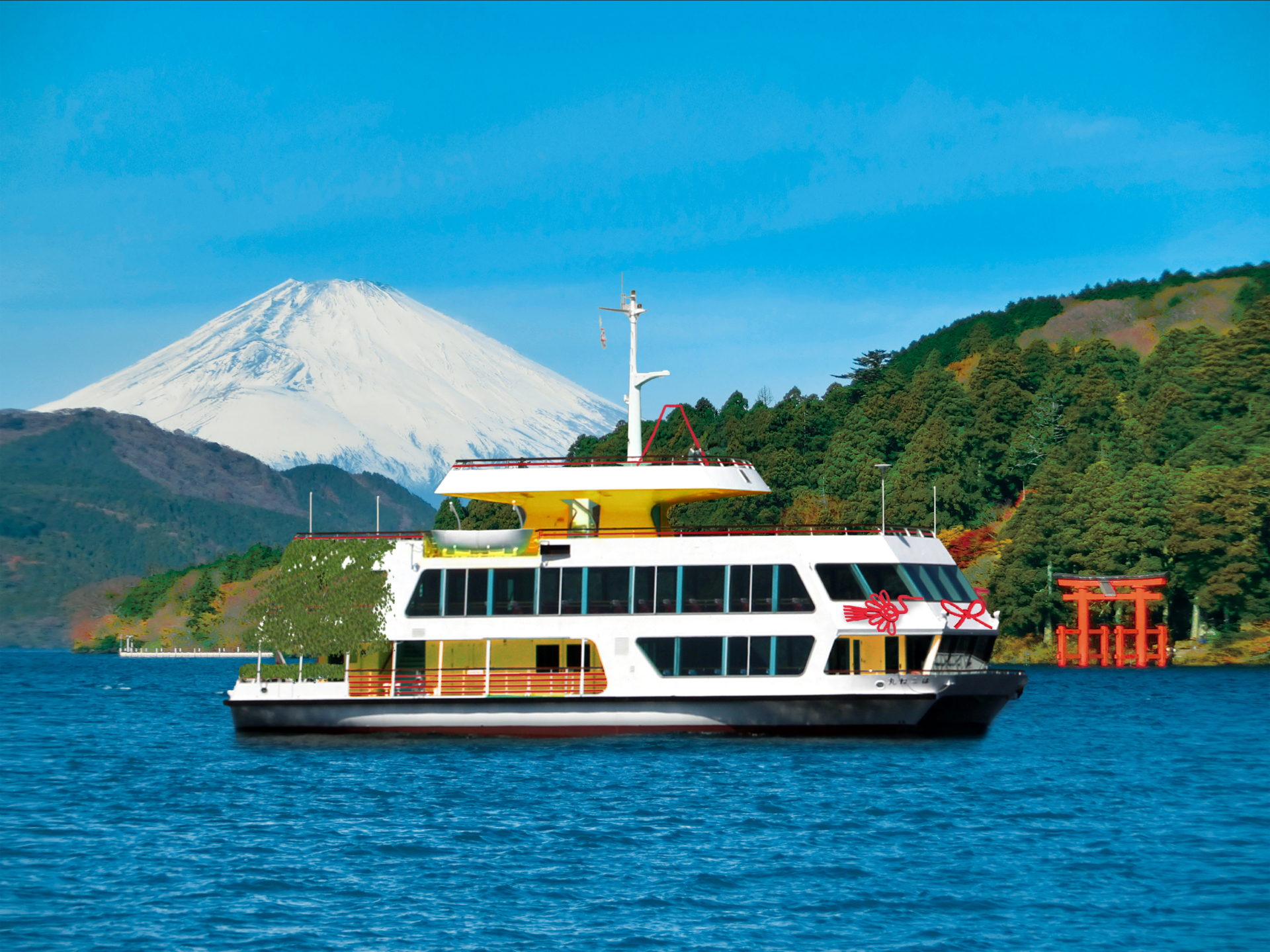 箱根芦ノ湖の新船「箱根遊船 SORAKAZE（そらかぜ）」が2月23日デビュー