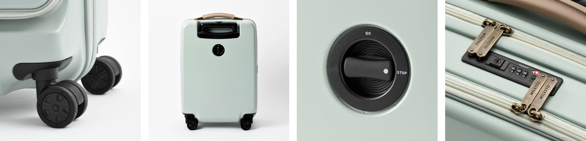 キャスターストッパーとTSロックシステムを搭載