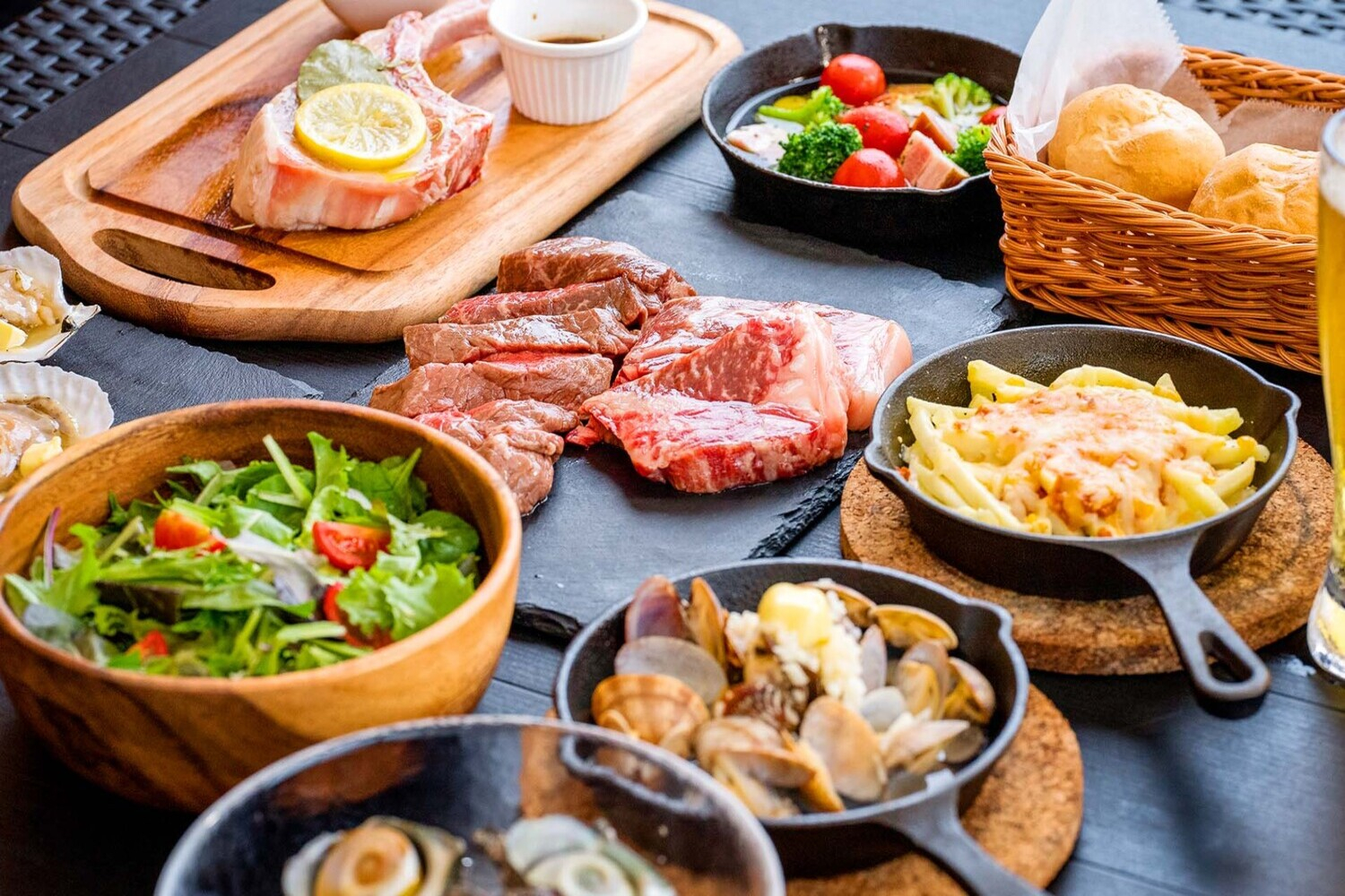 グランピングディナー例