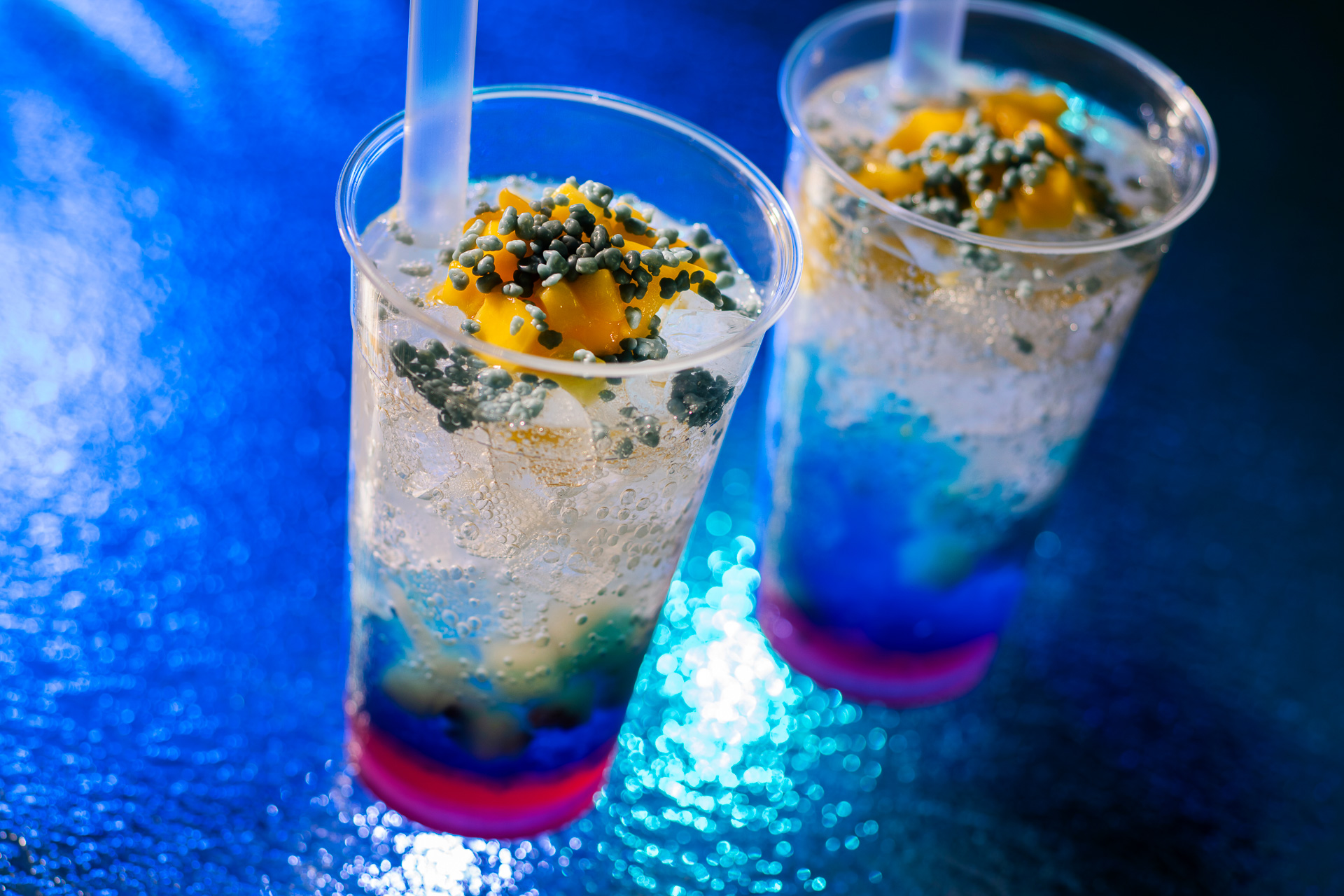「若さの泉」をイメージをイメージした1杯は神秘的な雰囲気