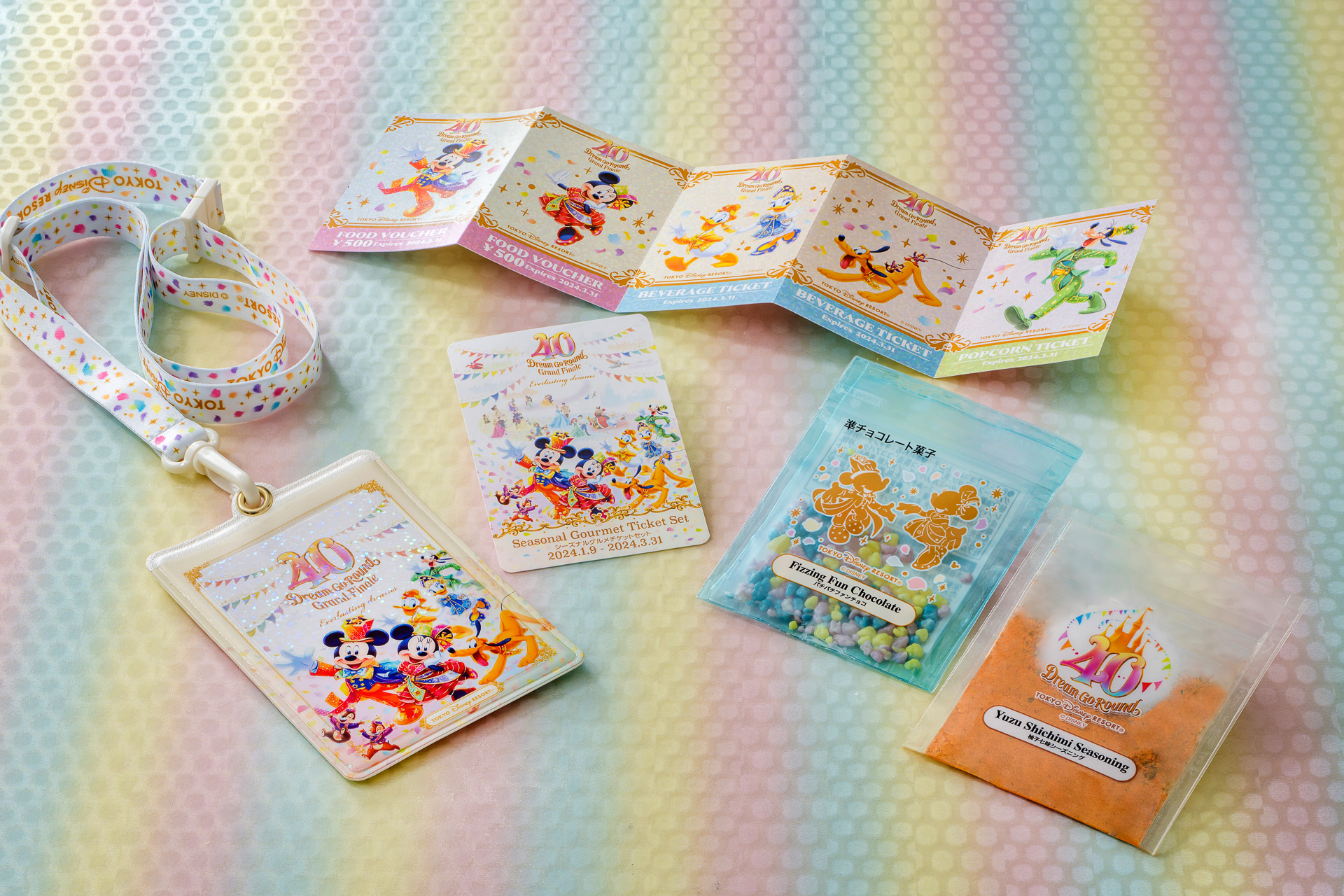 東京ディズニーリゾート40周年 グランドフィナーレに合わせ「シーズナルグルメチケットセット」（4000円）の3rdシーズンが登場