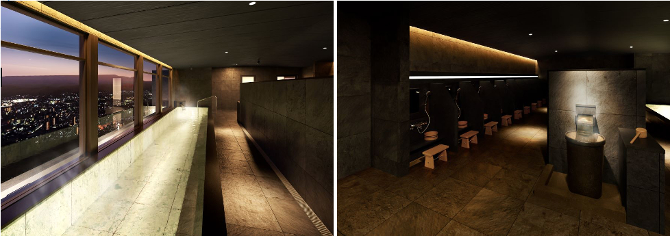 「加賀天空の湯」内湯