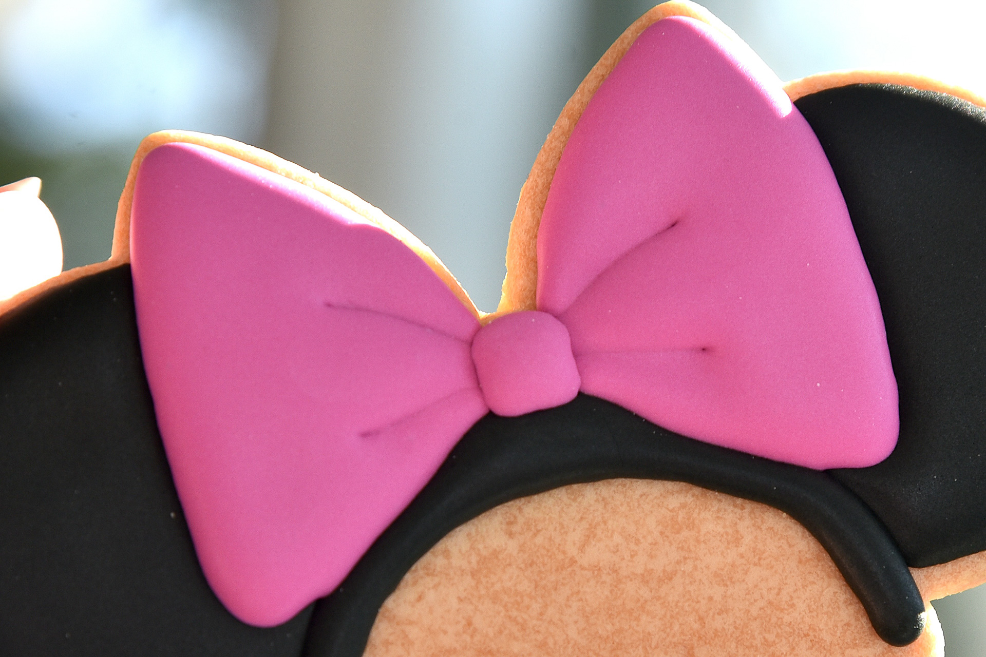 ふわっとしたリボンの柔らかさをアイシングで表現