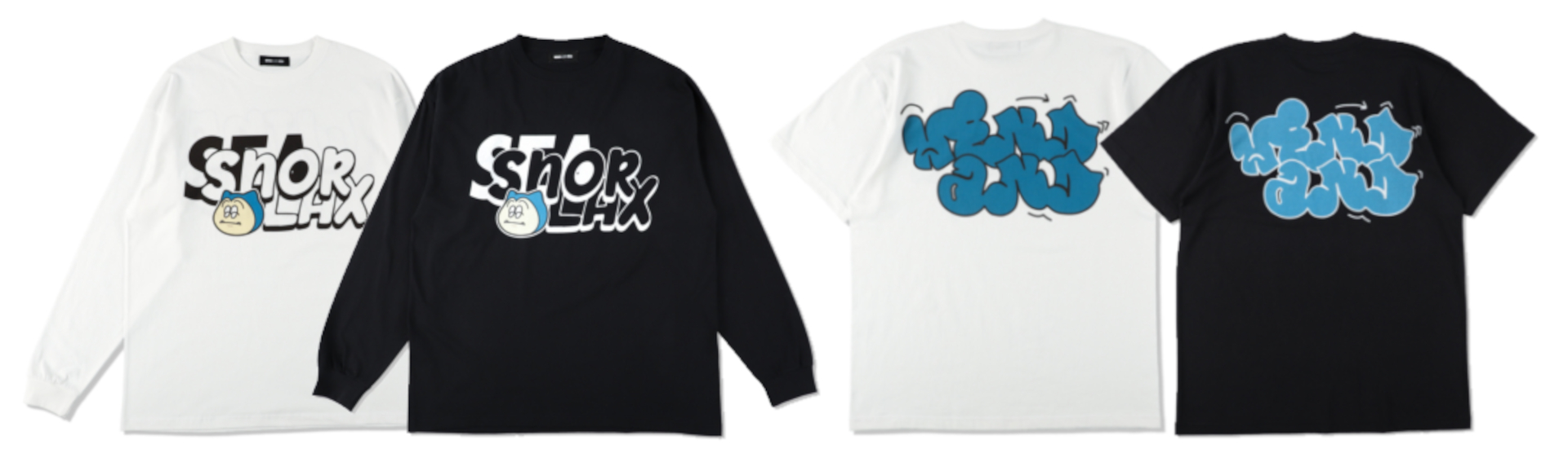 左から「WDS L/S KABIGON Tee」（1万2650円）、「WDS S/S KABIGON Tee」（9900円）