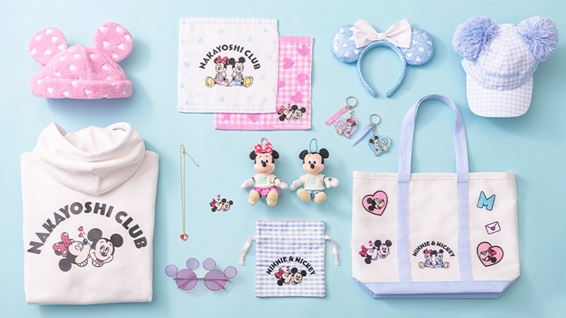 東京ディズニーリゾートが、ミッキー＆ミニーの仲よしな姿を描いたアイテムを発売する