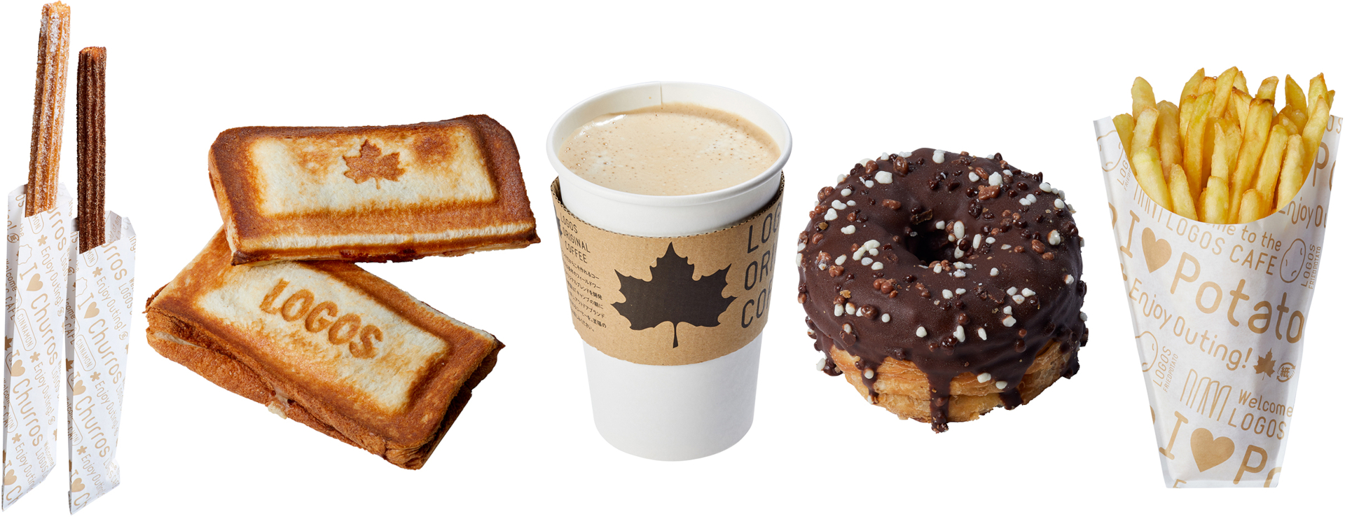 ロゴスカフェのメニューが全品10％オフで、買い物も食事もお得に楽しめる