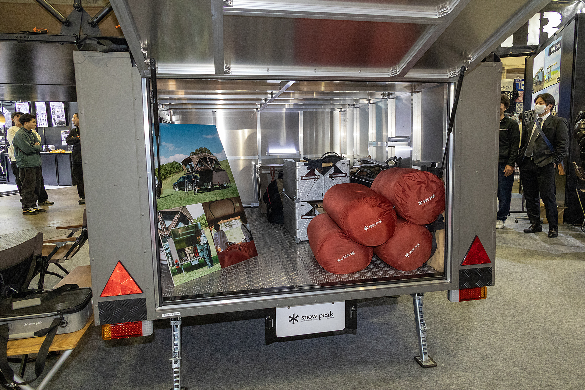 トレーラー部はまるまるカーゴスペースとして使える