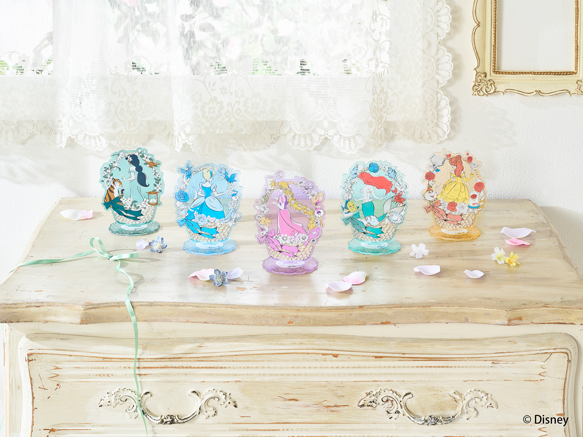 「ディズニープリンセス アクリルスタンド（5種）」