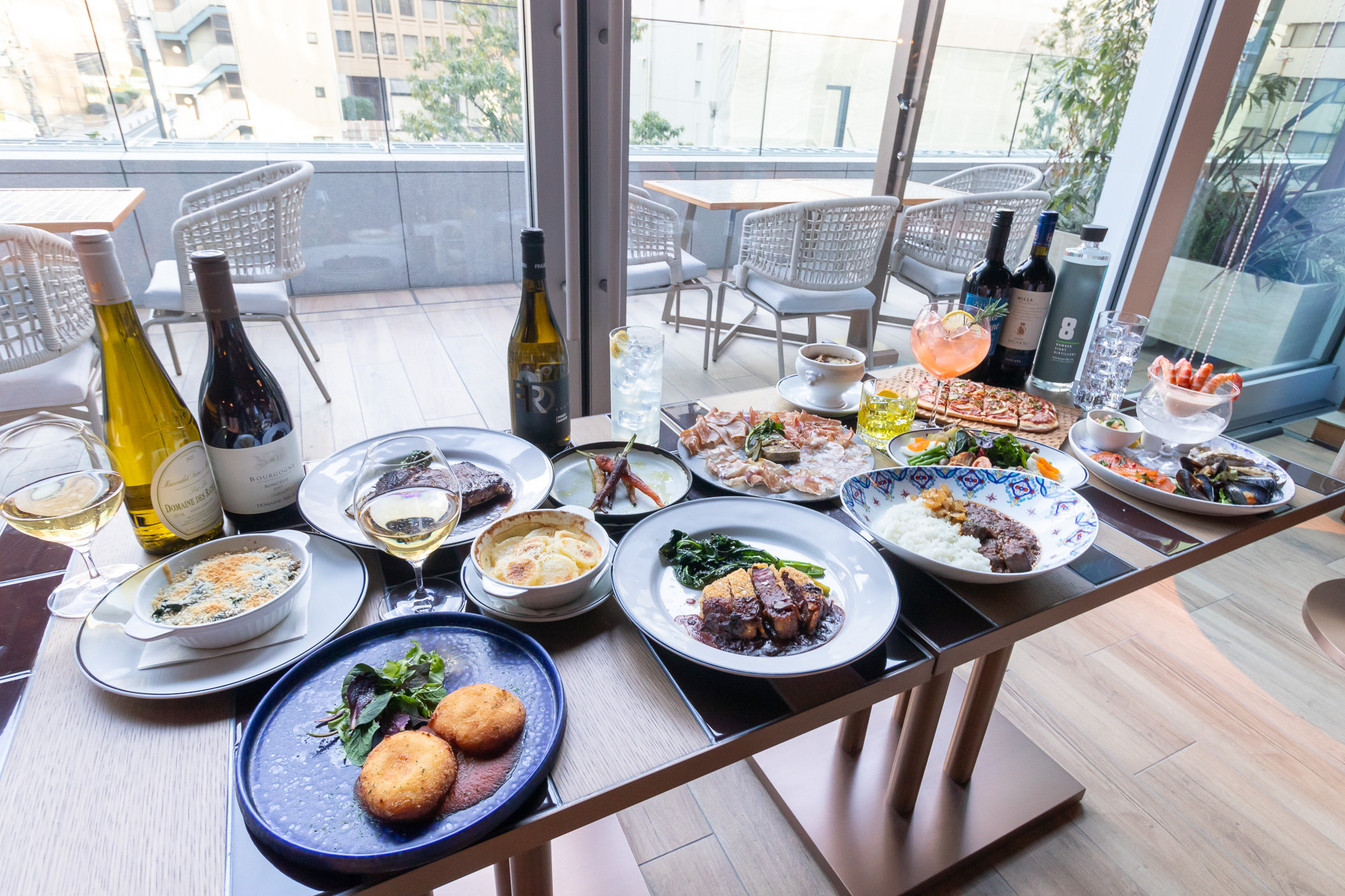 提供する主要なメニュー