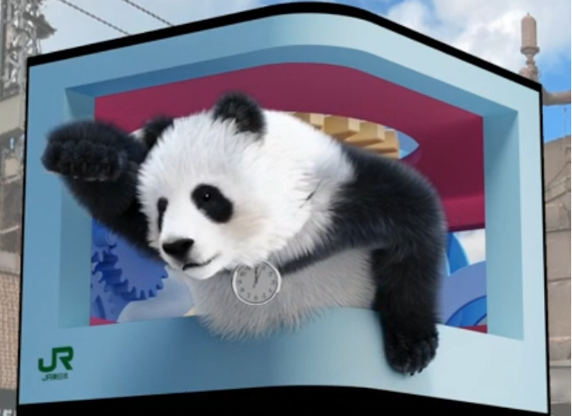 JR上野駅に新シンボル「上野広小路口ビジョン」誕生